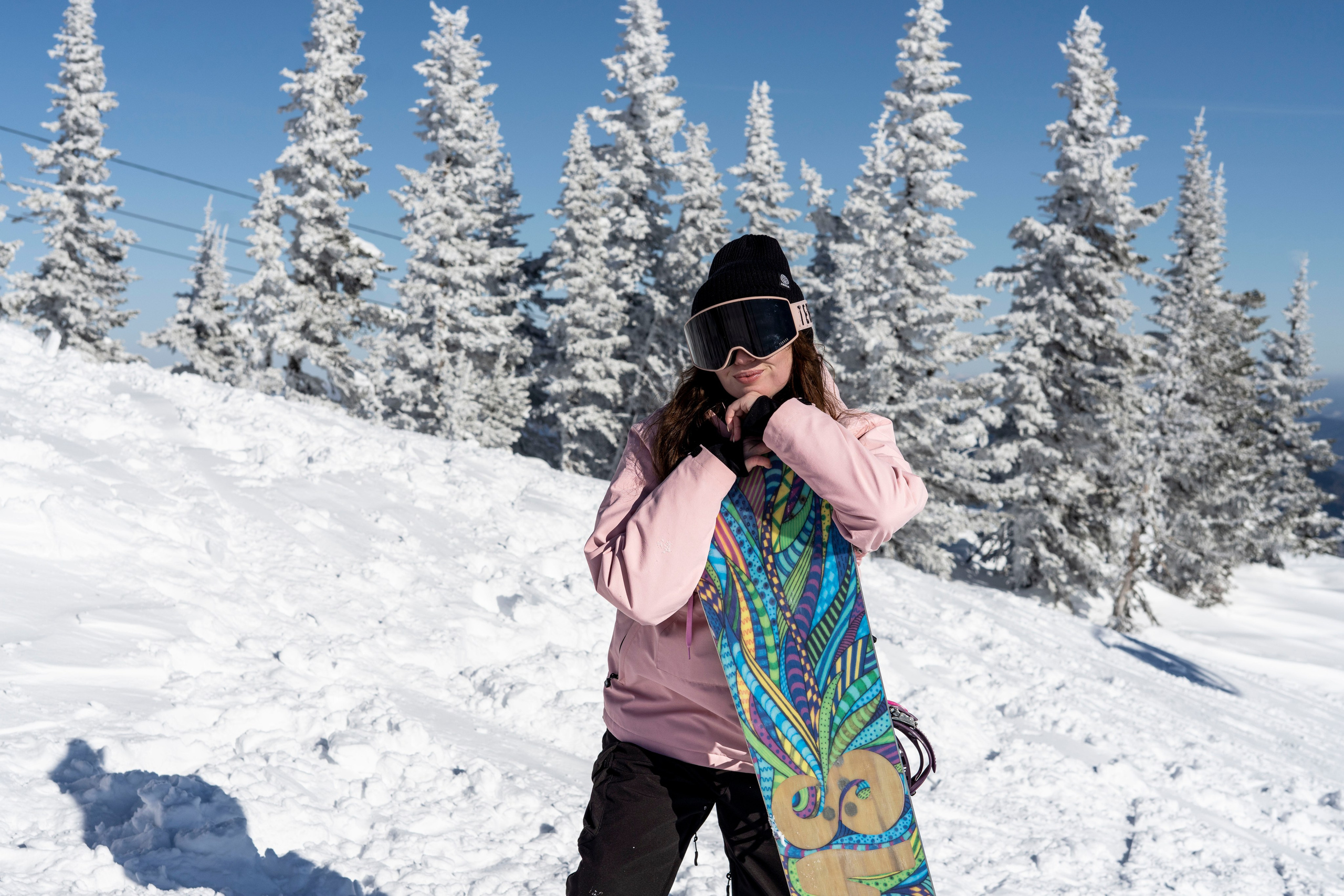Фотосессия на вершине. Анастасия Паршукова — фотограф Шерегеш Новосибирск