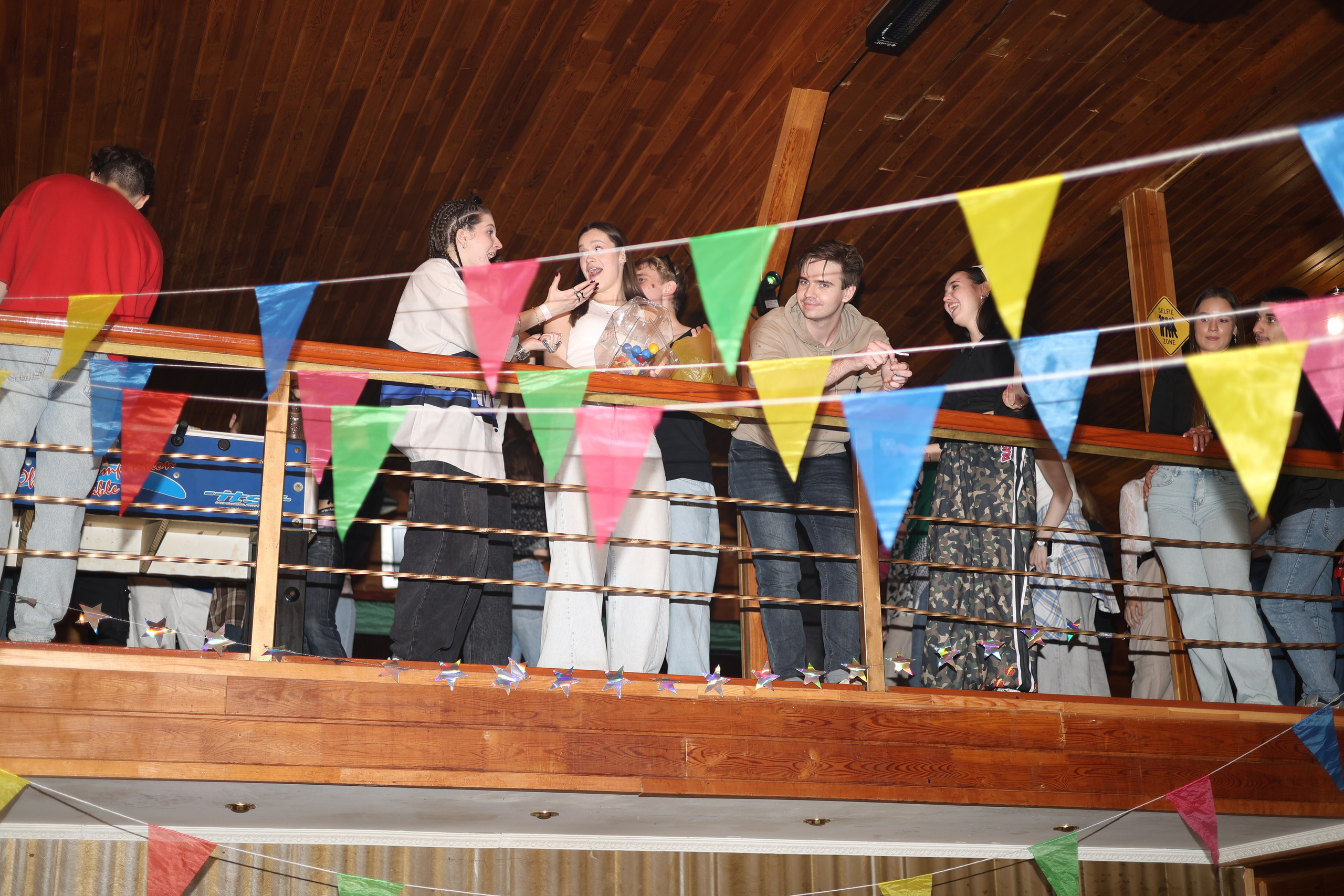 Student american-style party. Mintonov's Film Studio