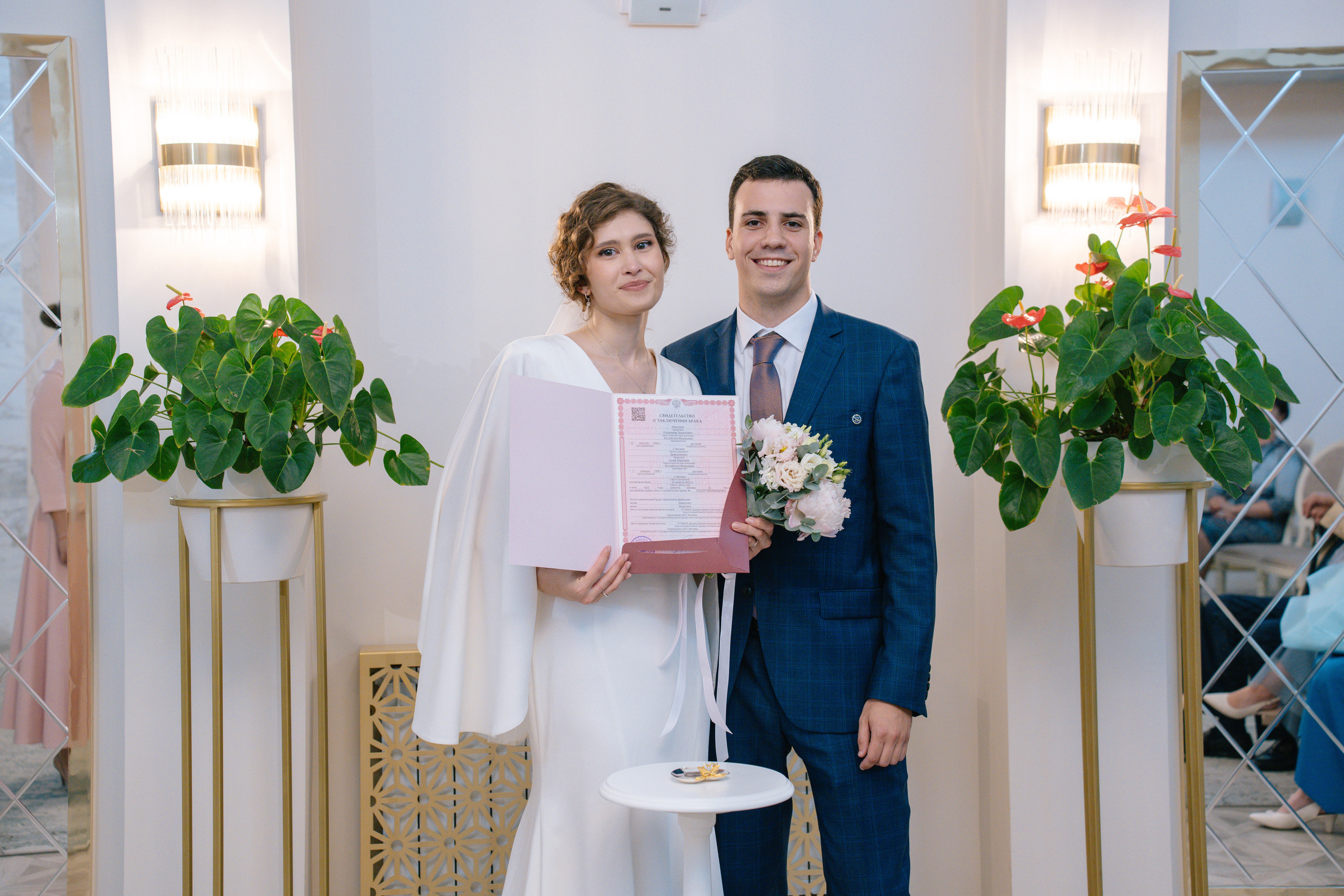 Свадебная фотосессия в Бутырском ЗАГС (Дворец Бракосочетания № 4)