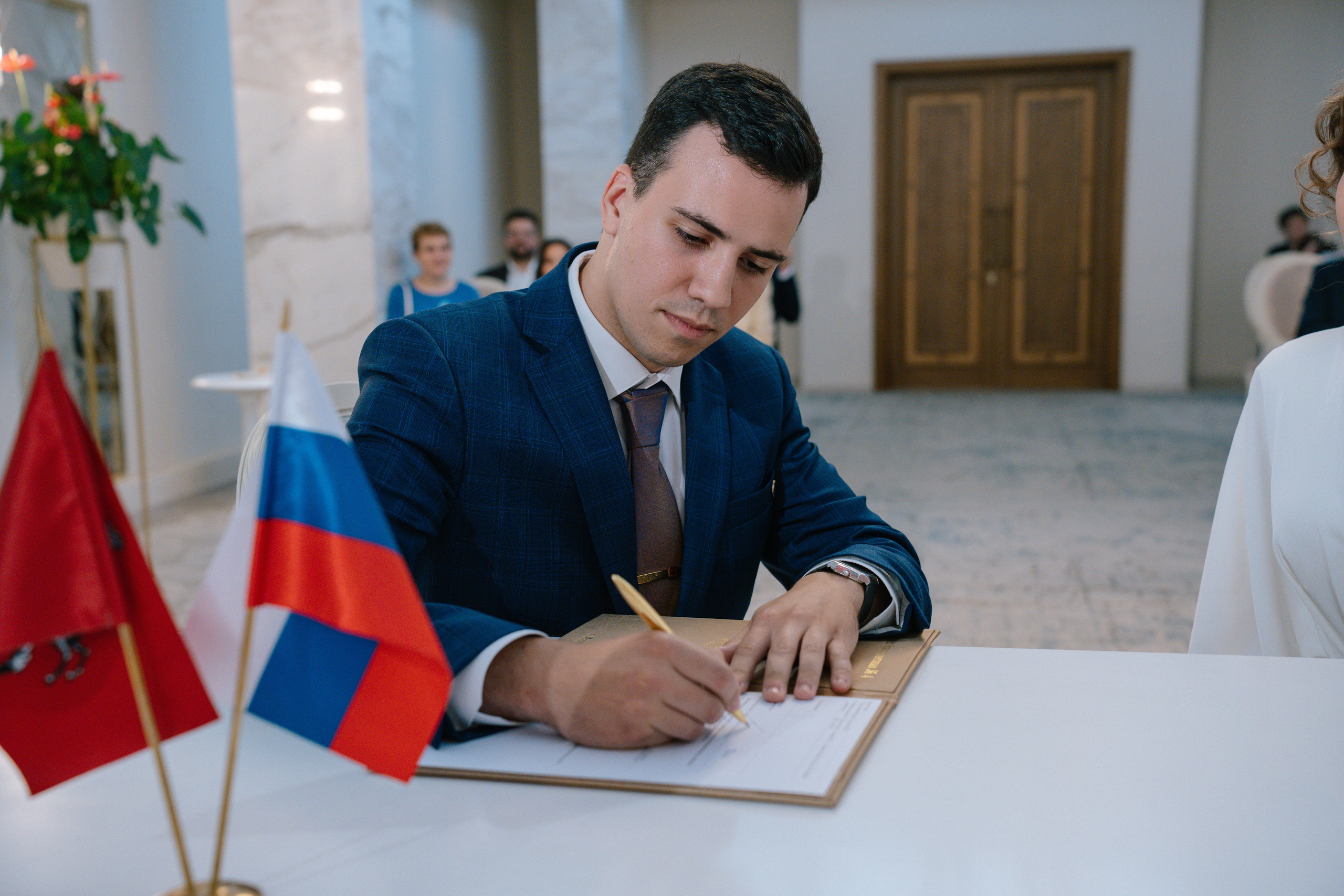 Свадебная фотосессия в Бутырском ЗАГС (Дворец Бракосочетания № 4)