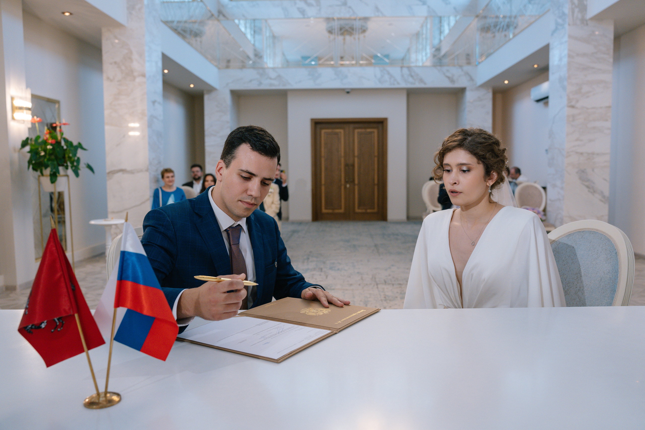 Свадебная фотосессия в Бутырском ЗАГС (Дворец Бракосочетания № 4)