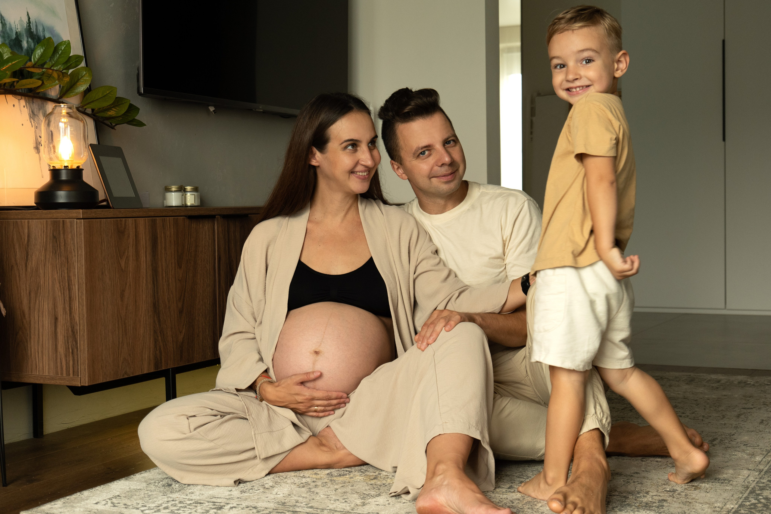 Домашняя фотосессия «В ожидании». Фотограф видеограф Ольга Василевская