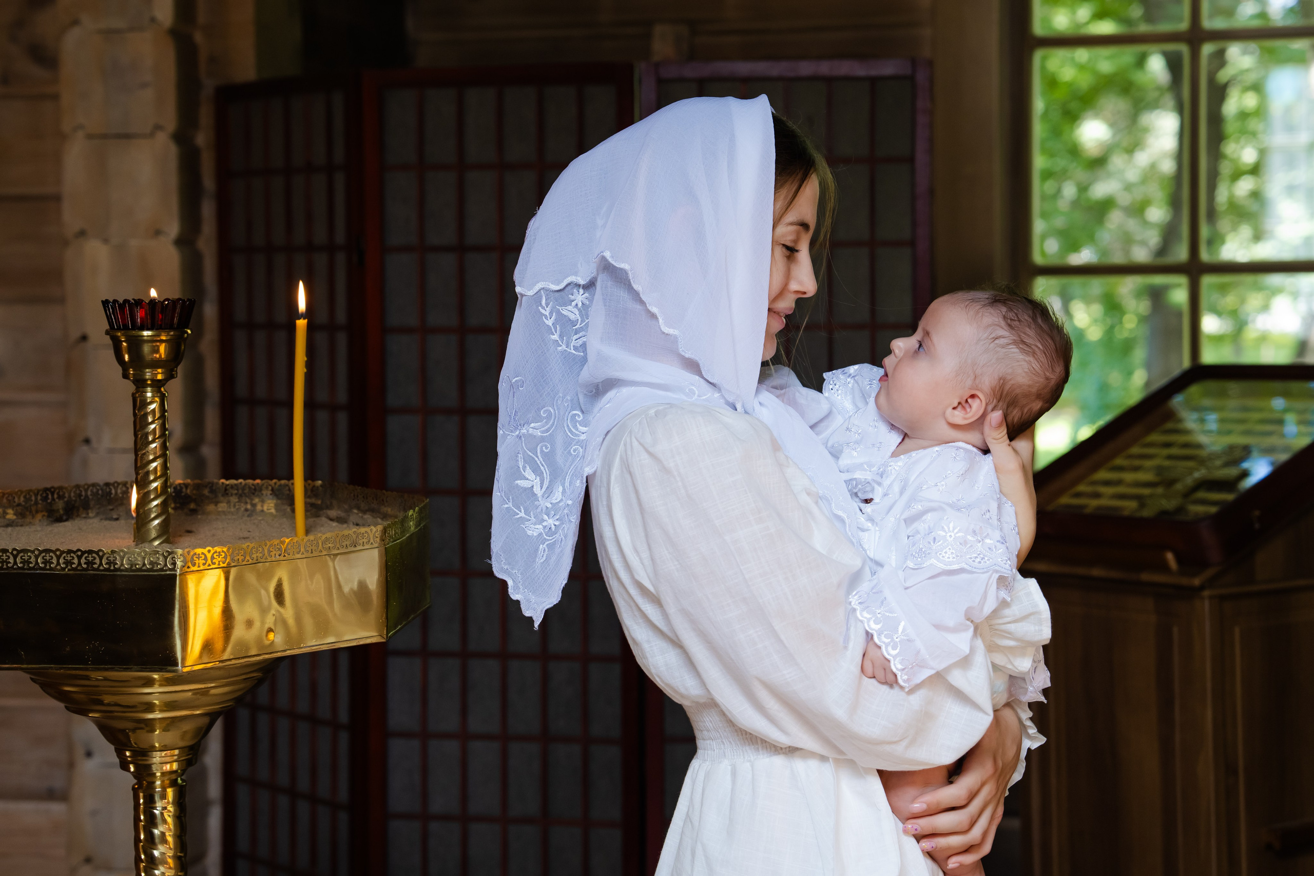 Таинство Крещения Марии. Крамер Юлиана детский и семейный фотограф