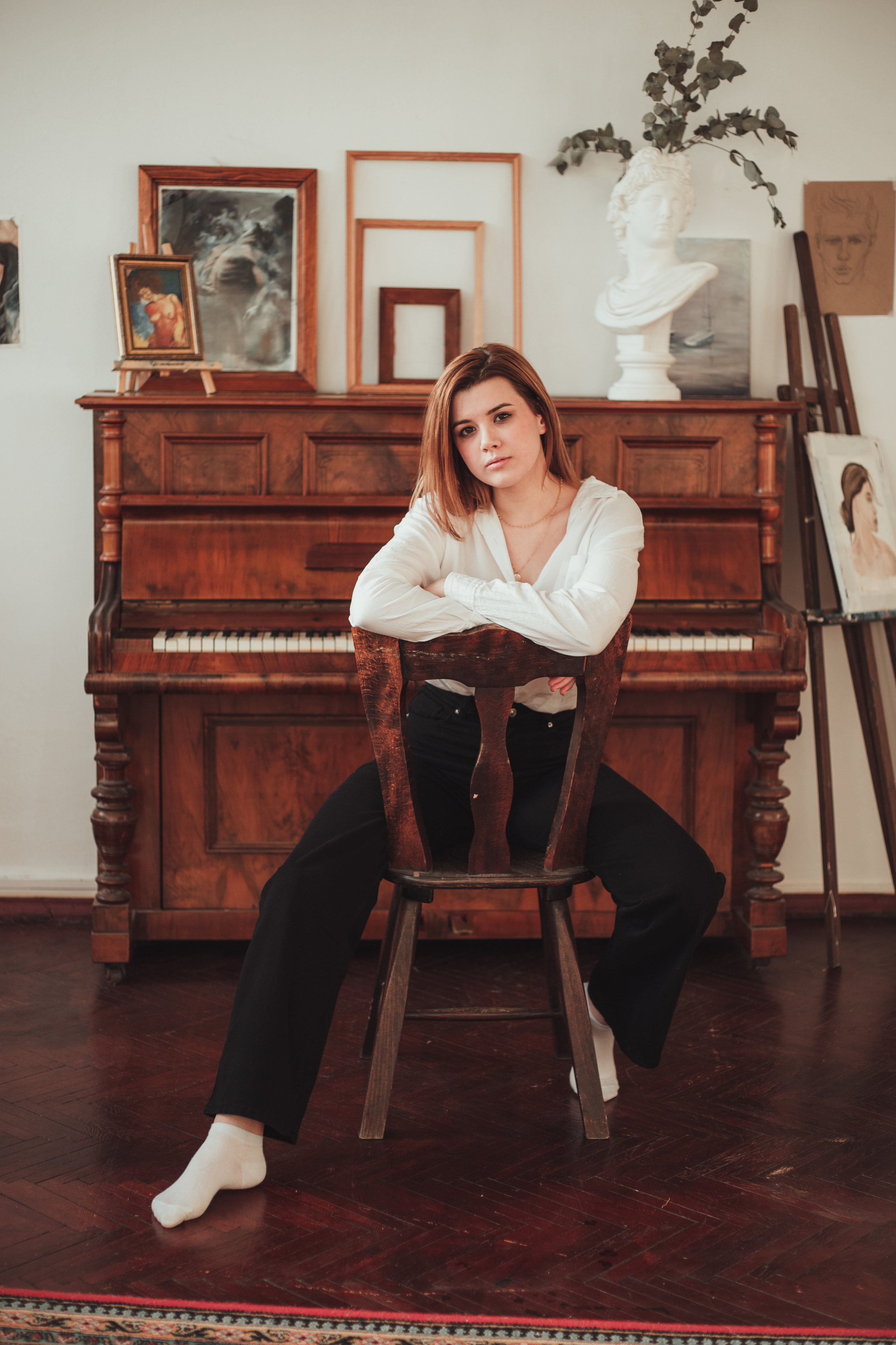 Женский портрет в студии. Портретный фотограф в Москве Анна Бобрик