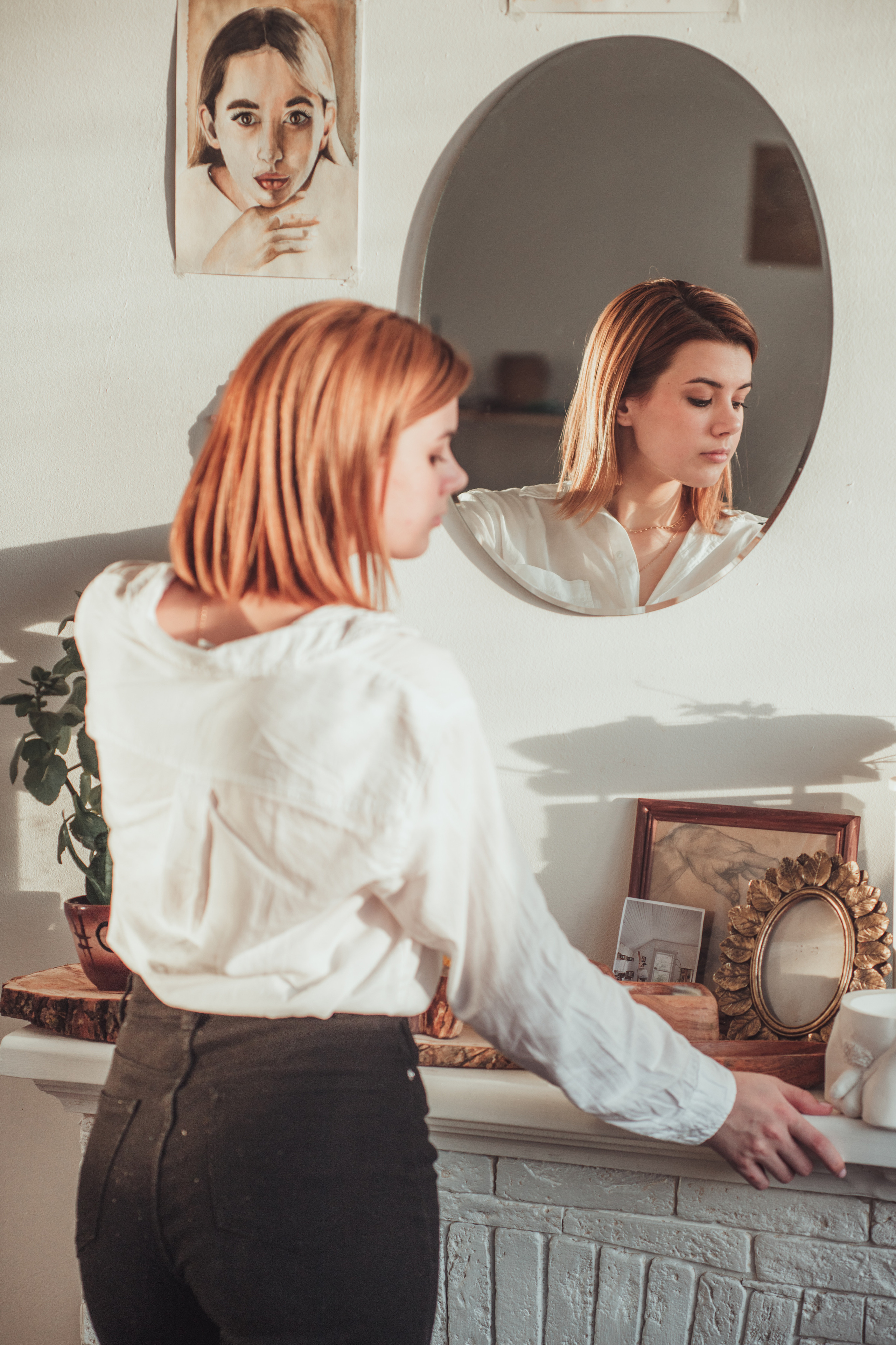 Женский портрет в студии. Портретный фотограф в Москве Анна Бобрик