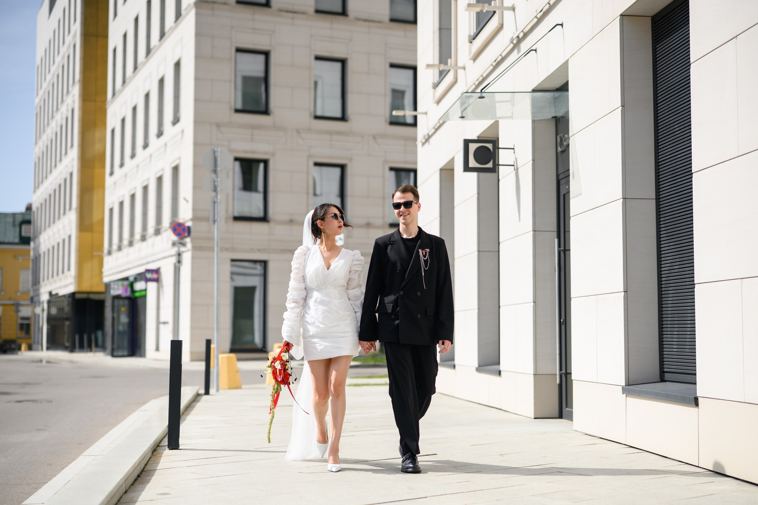 Свадьба Кати и Димы с регистрацией брака в Усадьбе Муравьевых-Апостолов, утро в отеле Twelve reasons Москва. Semerlina.ru