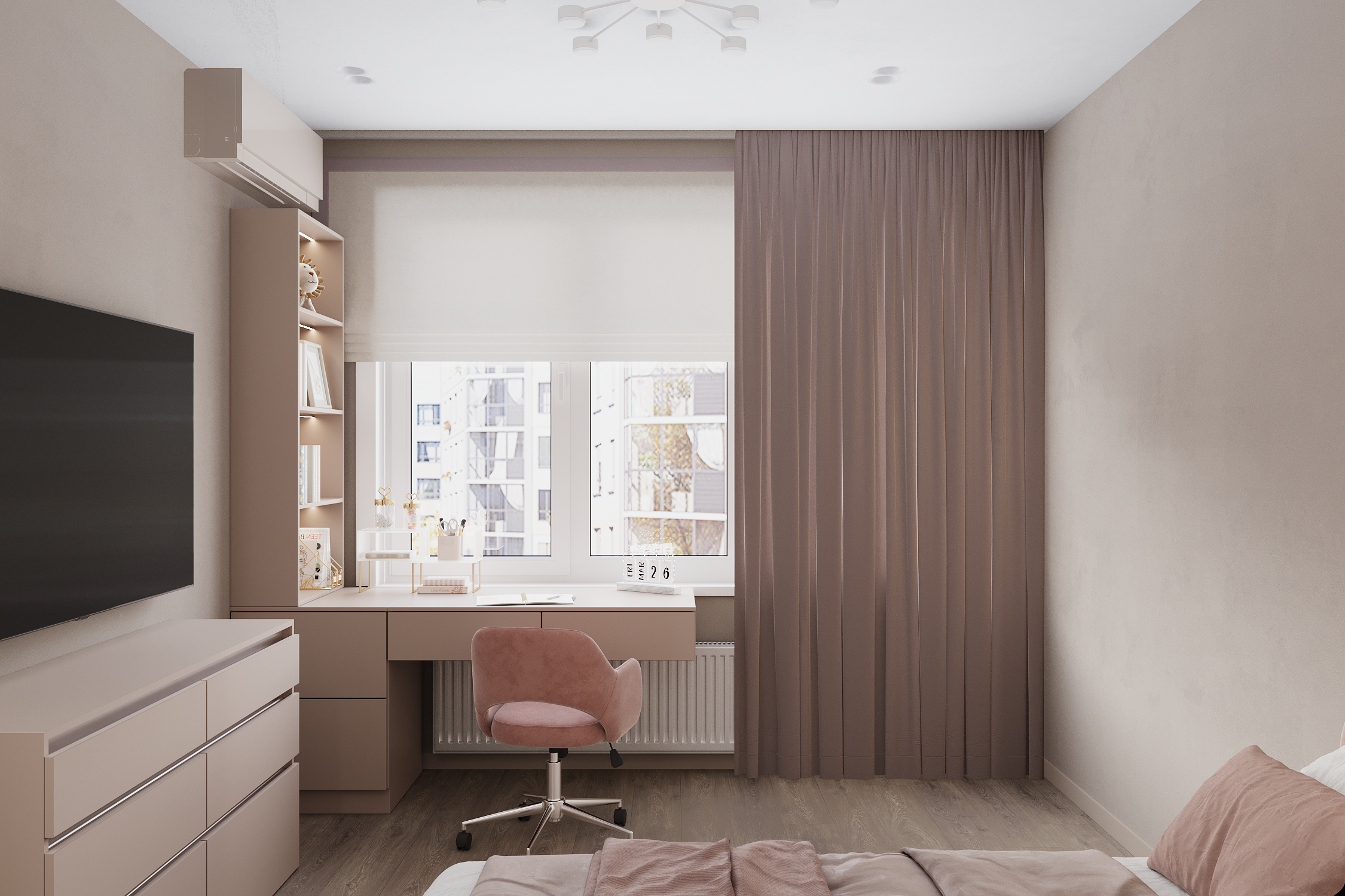 Квартира 80 м². 3D-визуализации