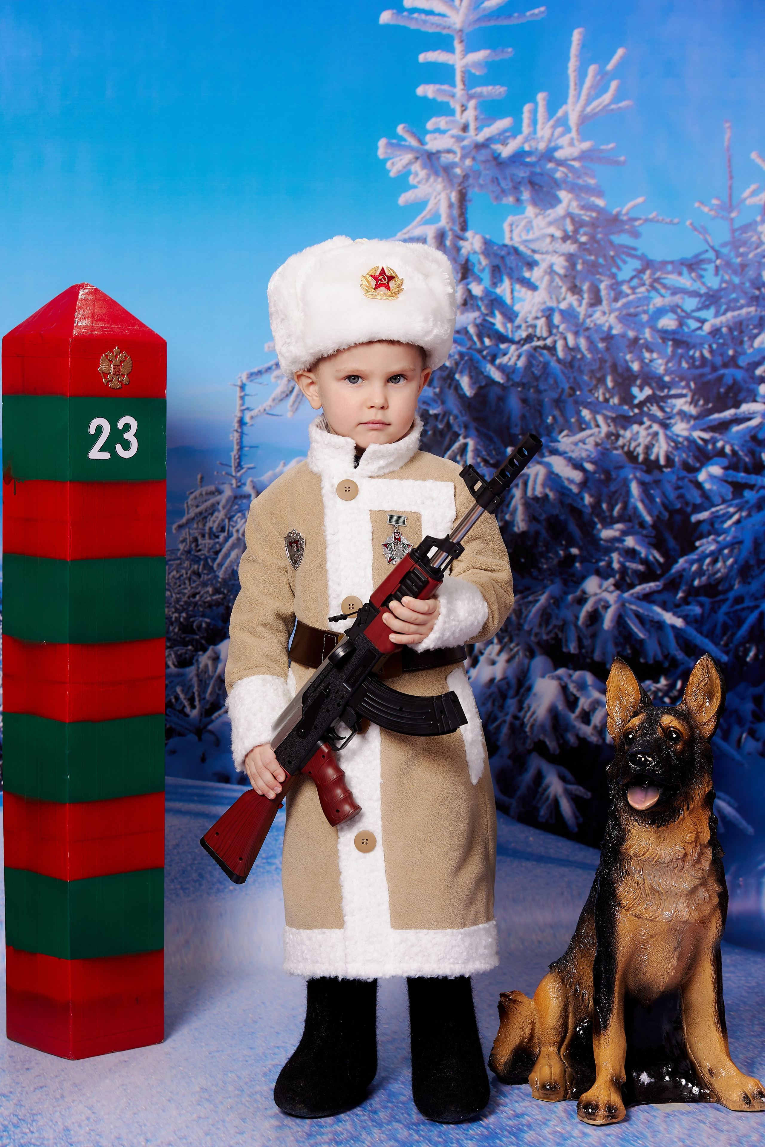 Пограничник. Детская выездная фотостудия