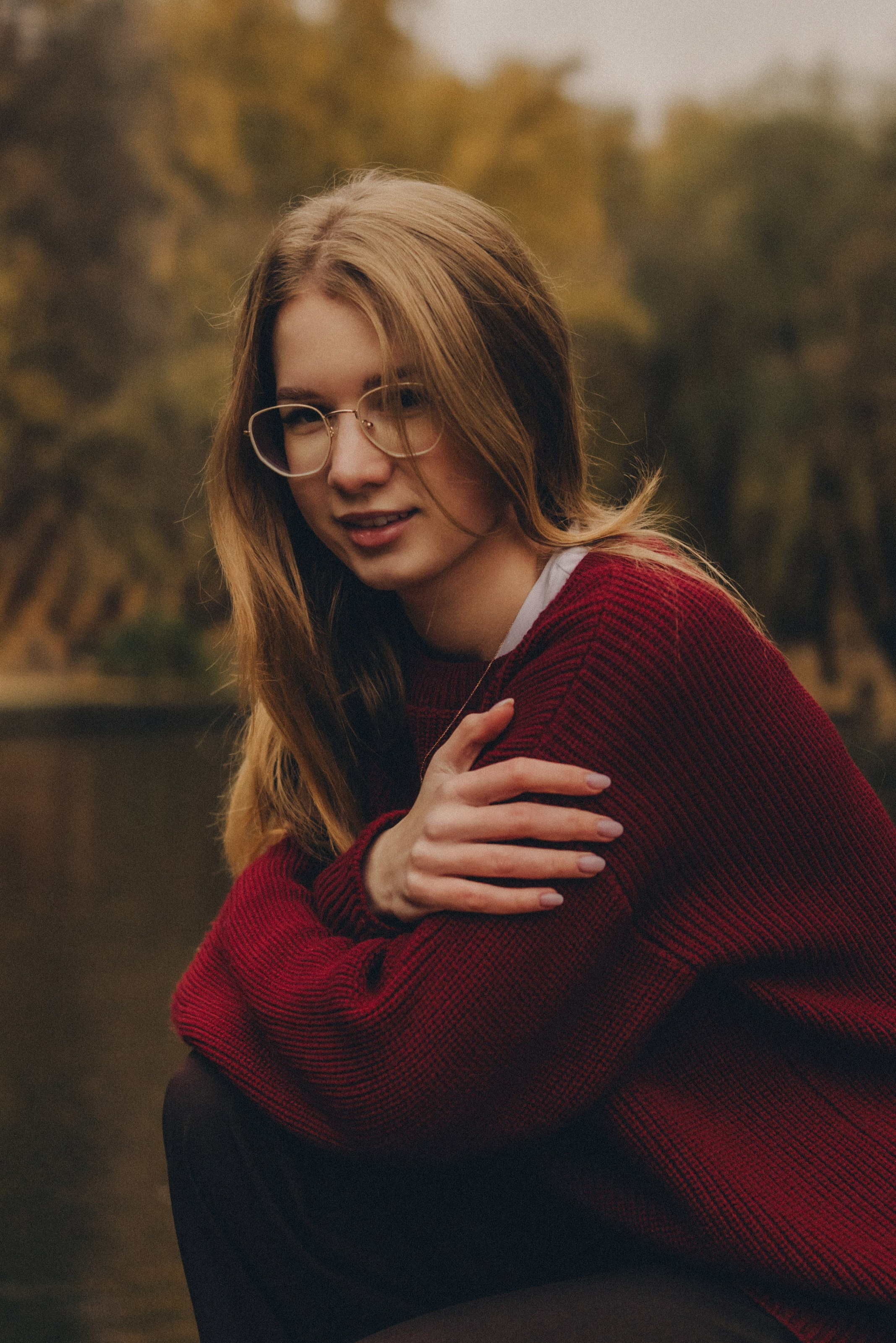 Ирина | осенняя фотосессия Нескучный сад. Портретный фотограф Москва