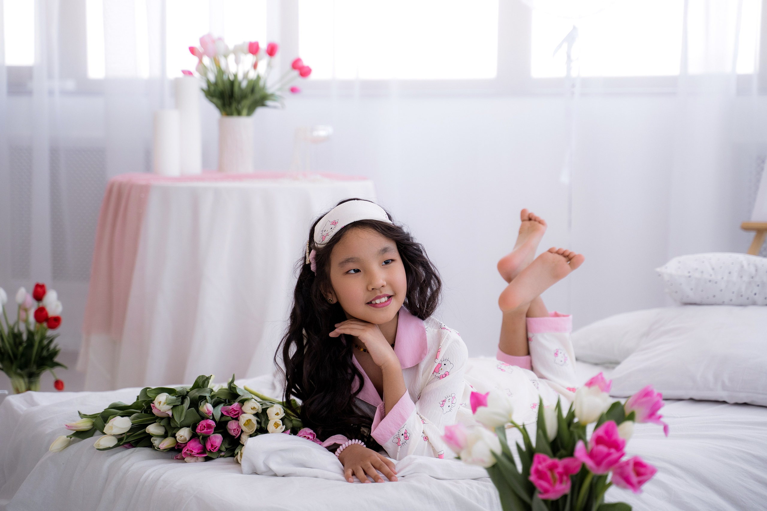 Тюльпановое настроение. Фотостудия Малина в городе Улан-Удэ. Фотограф Ирина Жарникова