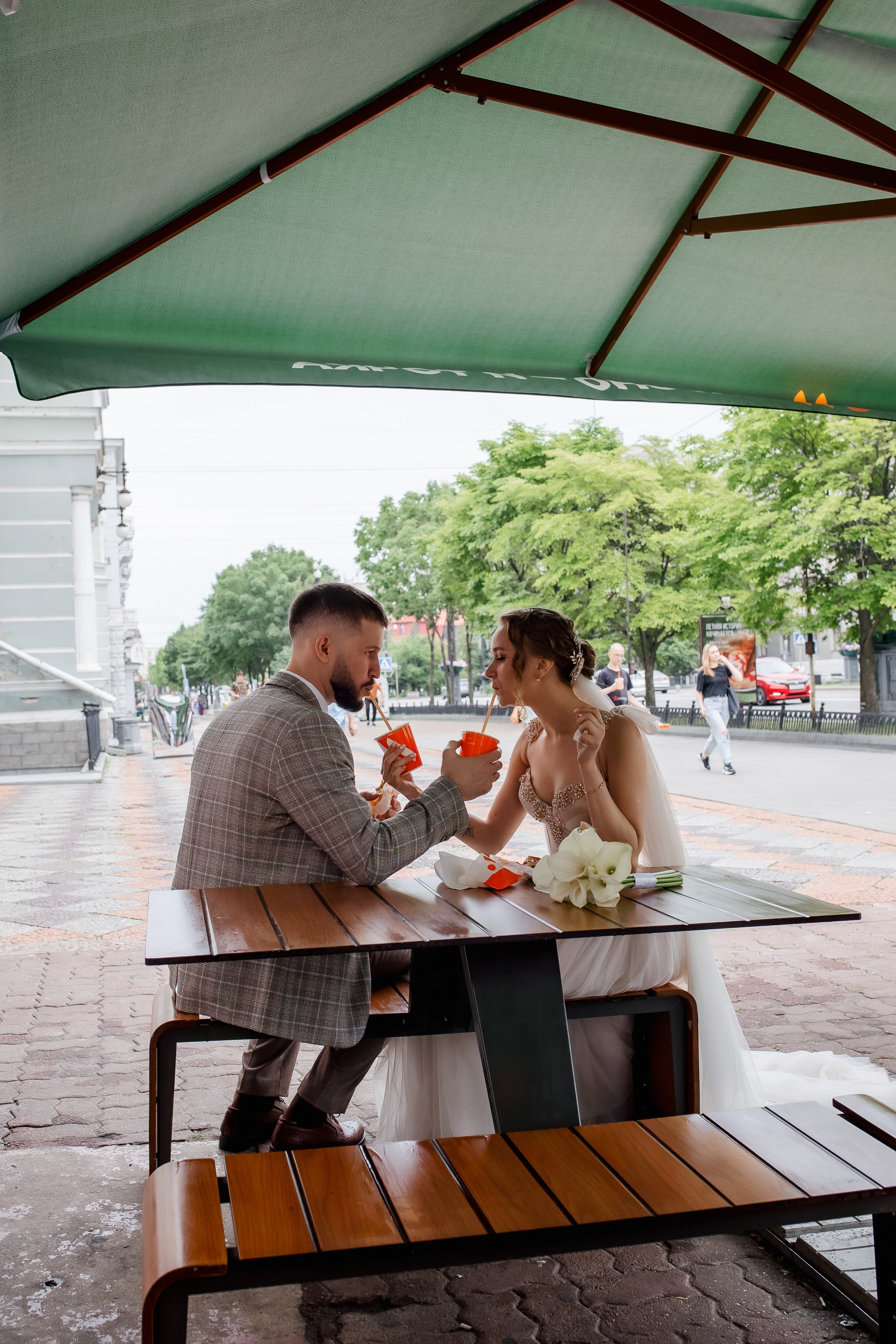Степан и Ульяна. Утро. Загс. Прогулка. Дождь и солнце. Свадебный фотограф в Хабаровске