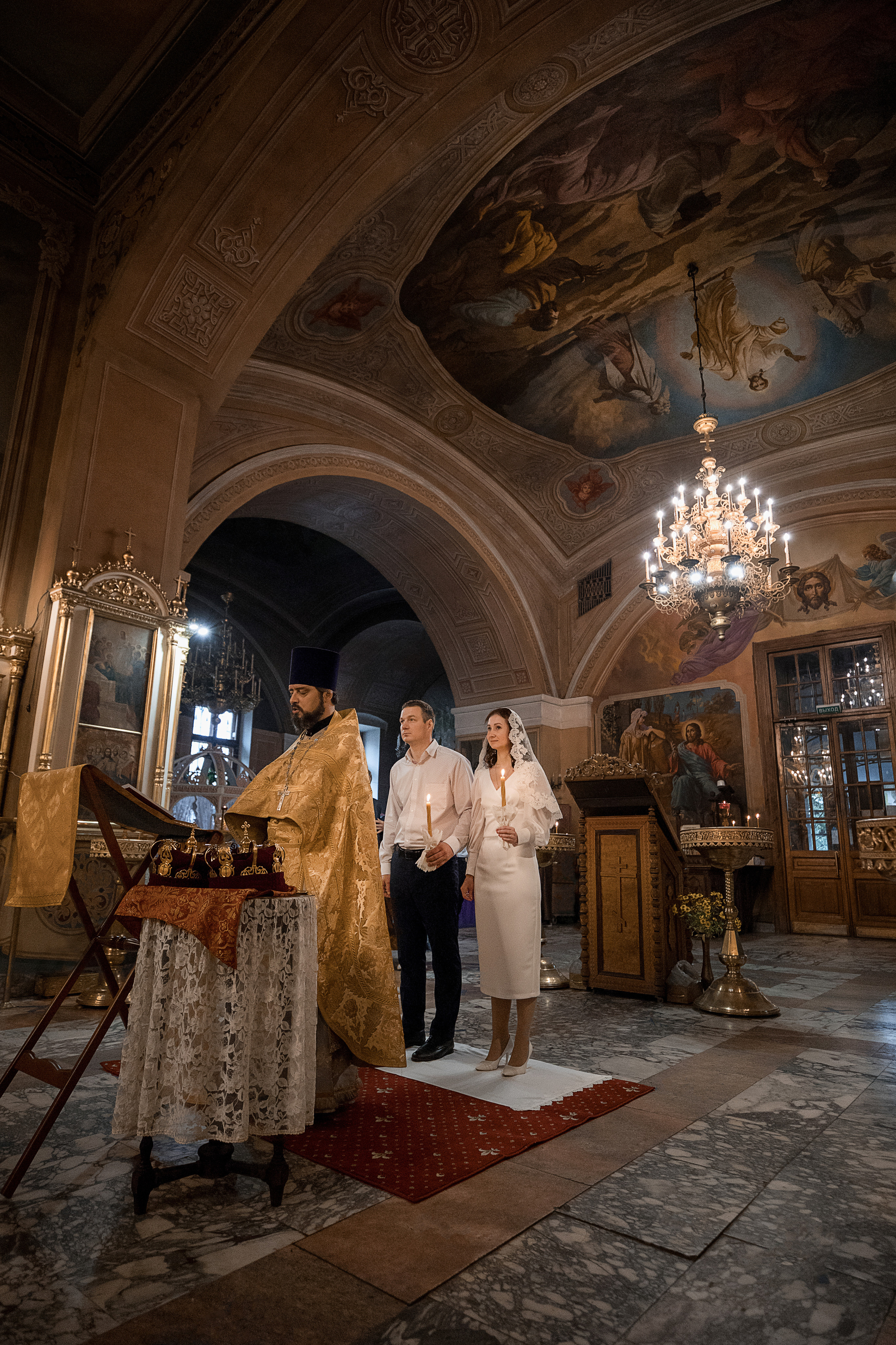 Венчание Михаила и Ирины. Фотограф Крещение, Выписка москва