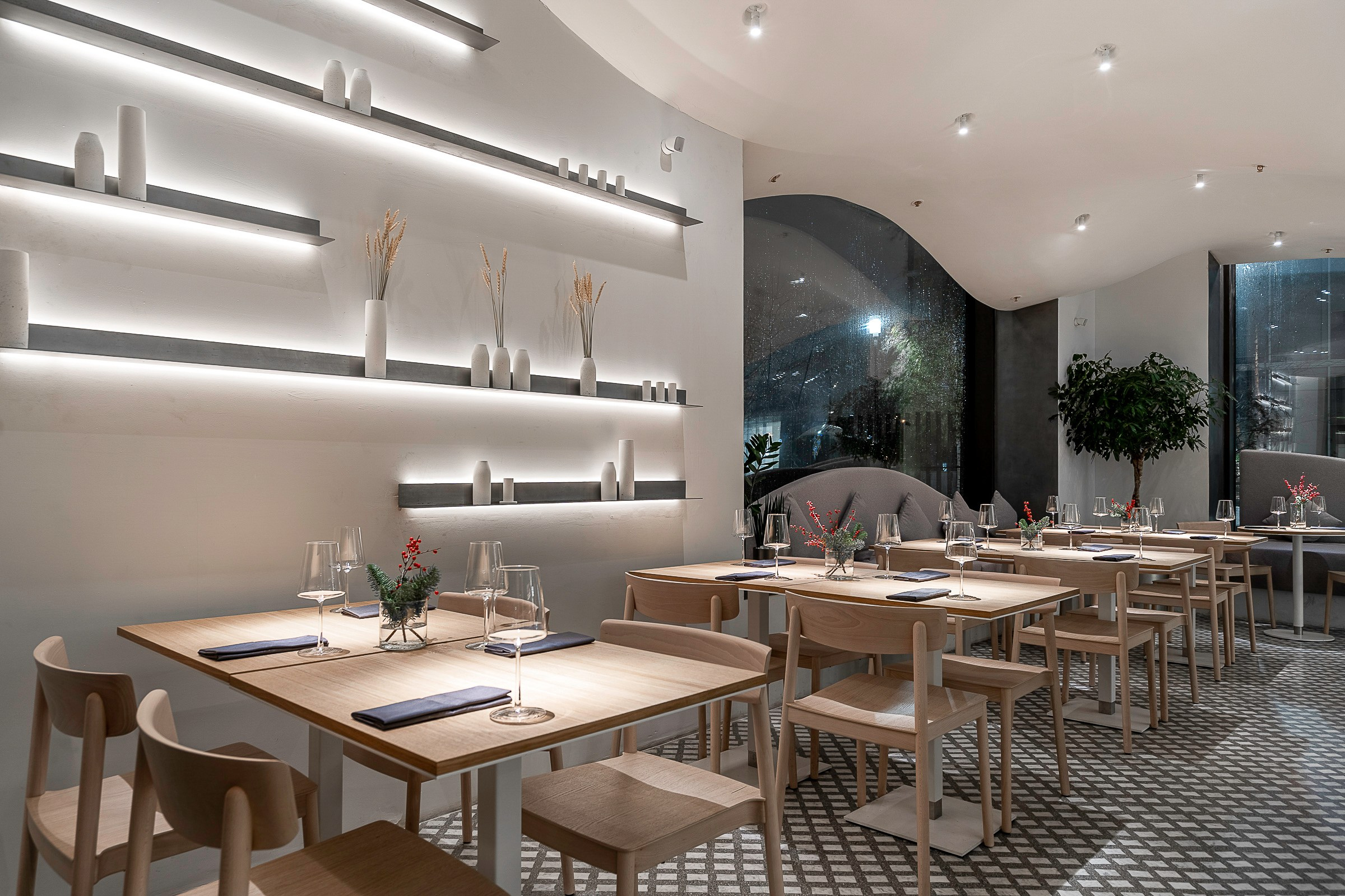 Ресторан Забыли сахар One Trinity Place. Интерьерный фотограф Мария Моисеева