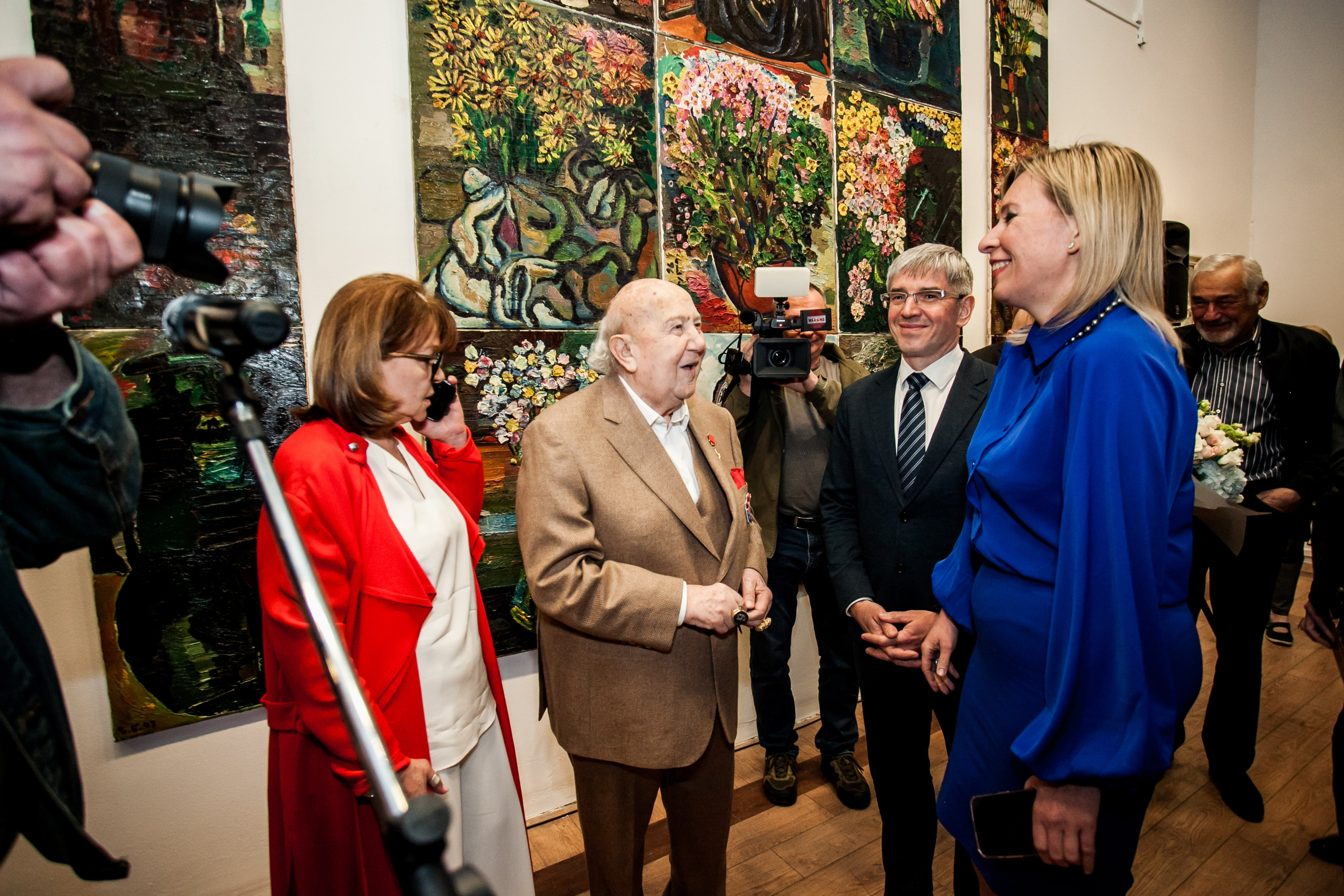 Открытие выставки Зураба Церетели. Art photographer Nino