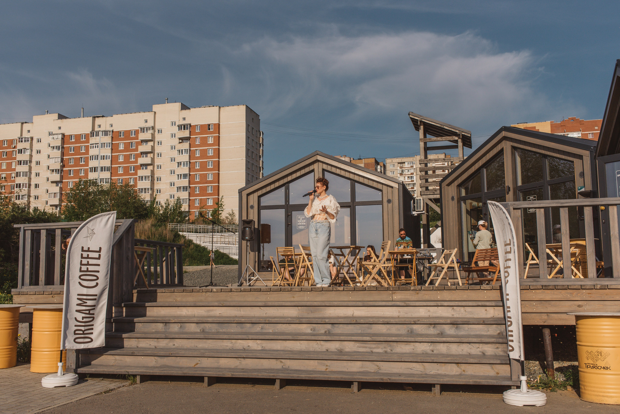 Кафе Оригами. Открытие летнего сезона 2025. Сайт портфолио
