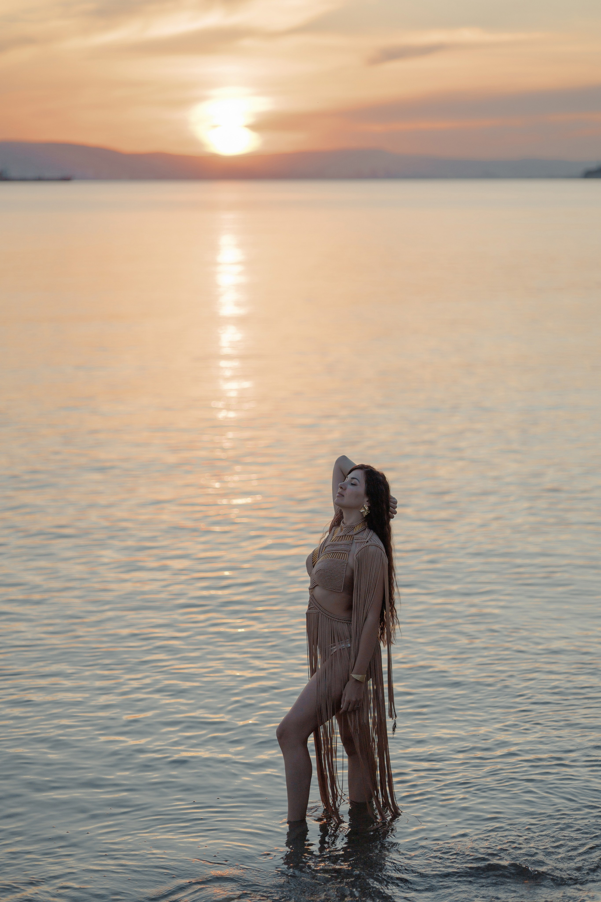 Закат в Кабардинке. Семейный и портретный фотограф в Геленджике Любовь Бодрова