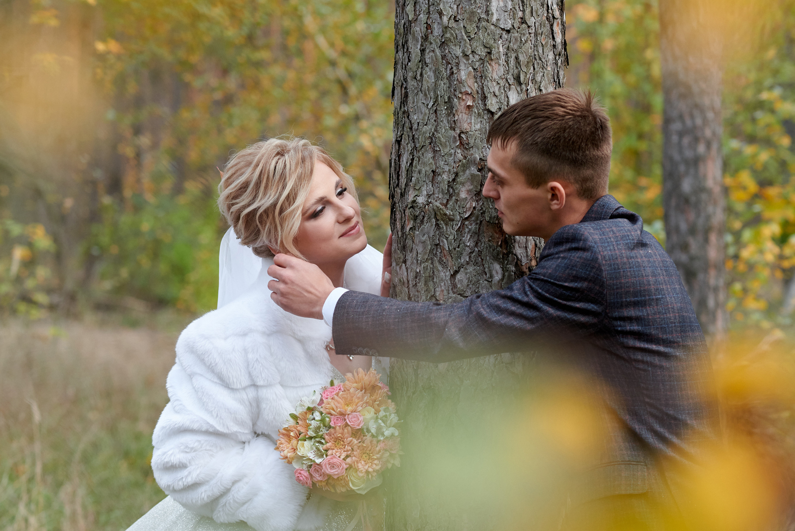 Осенняя свадьба Антона и Лилии. Свадебный, семейный, детский фотограф в Острогожске Татьяна Волошина