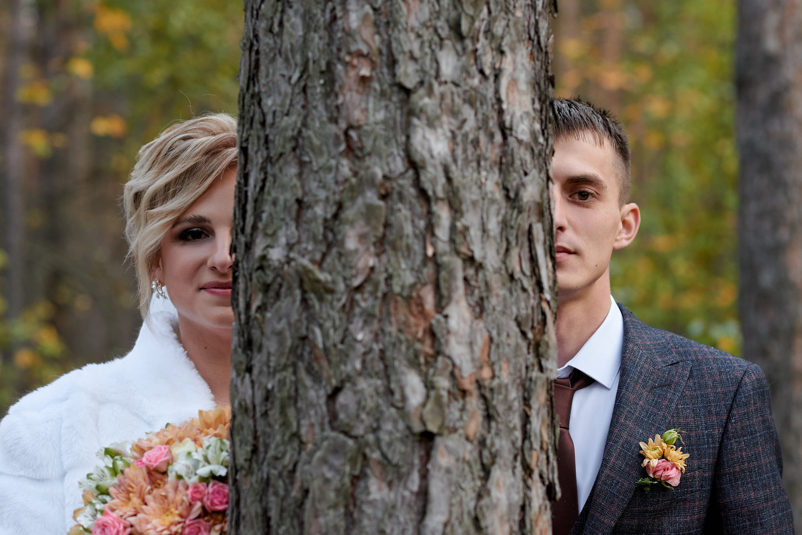 Осенняя свадьба Антона и Лилии. Свадебный, семейный, детский фотограф в Острогожске Татьяна Волошина
