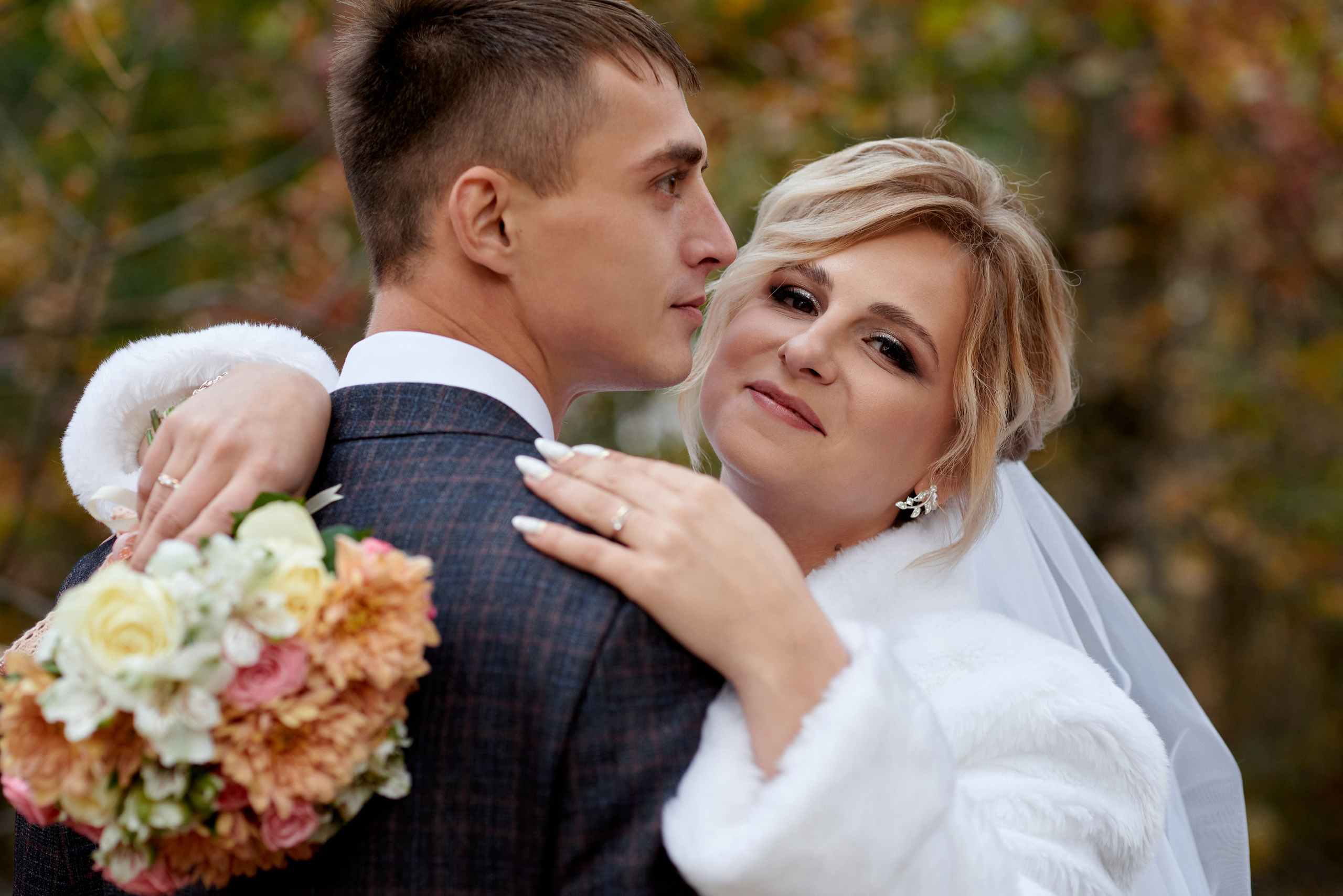 Осенняя свадьба Антона и Лилии. Свадебный, семейный, детский фотограф в Острогожске Татьяна Волошина