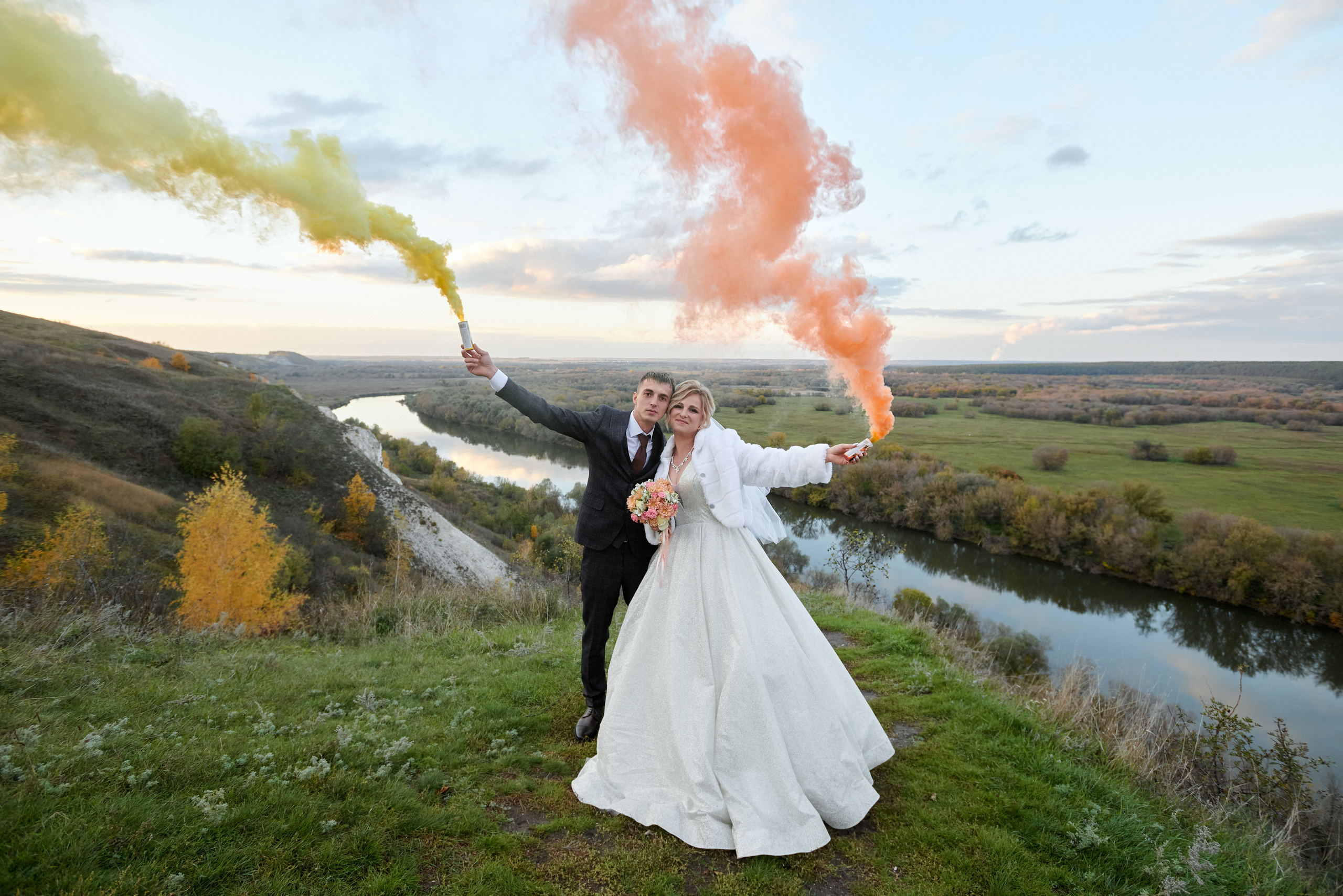 Осенняя свадьба Антона и Лилии. Свадебный, семейный, детский фотограф в Острогожске Татьяна Волошина