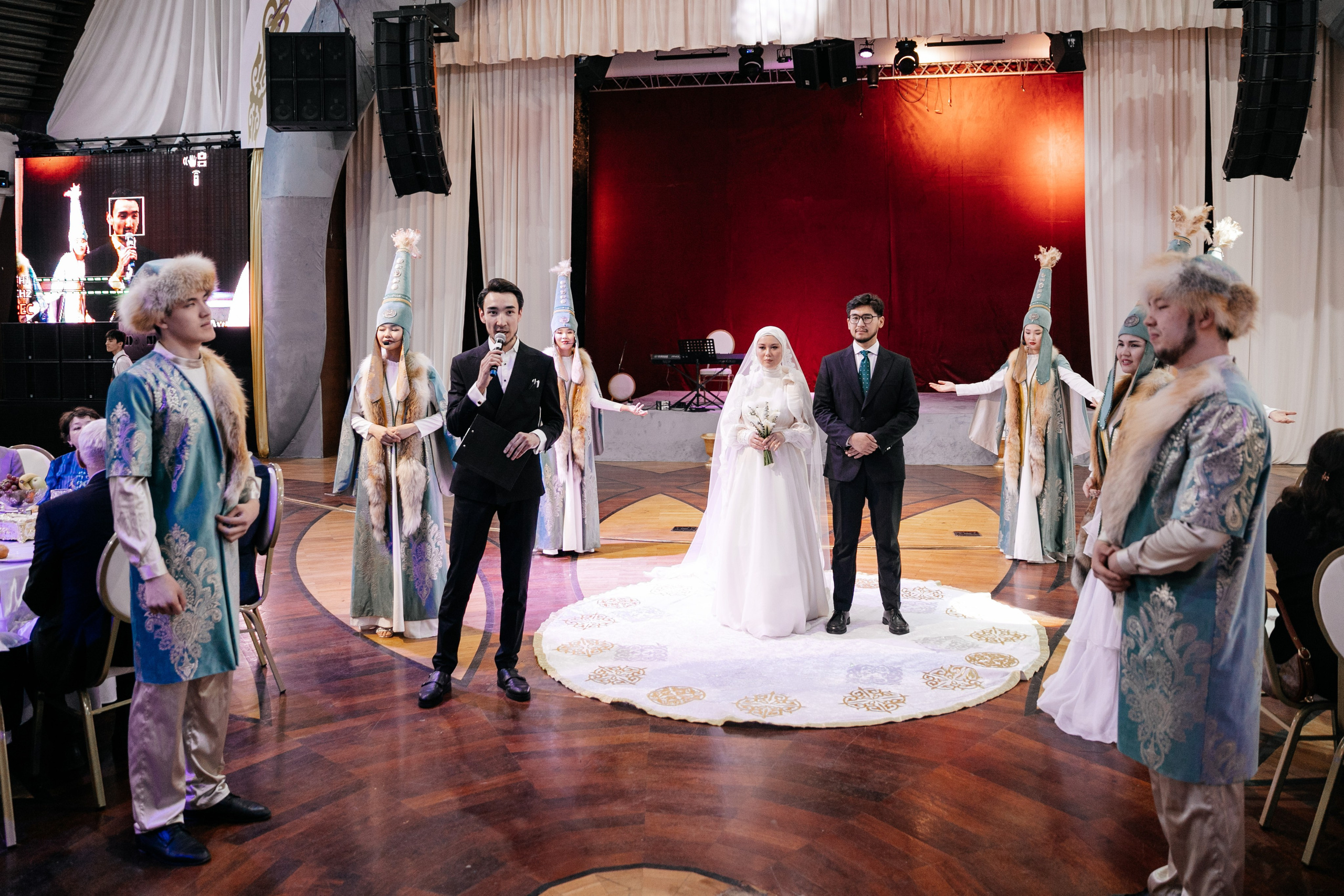 Свадебный банкет Абылайхан и Меруерт. Akkanatart.kz