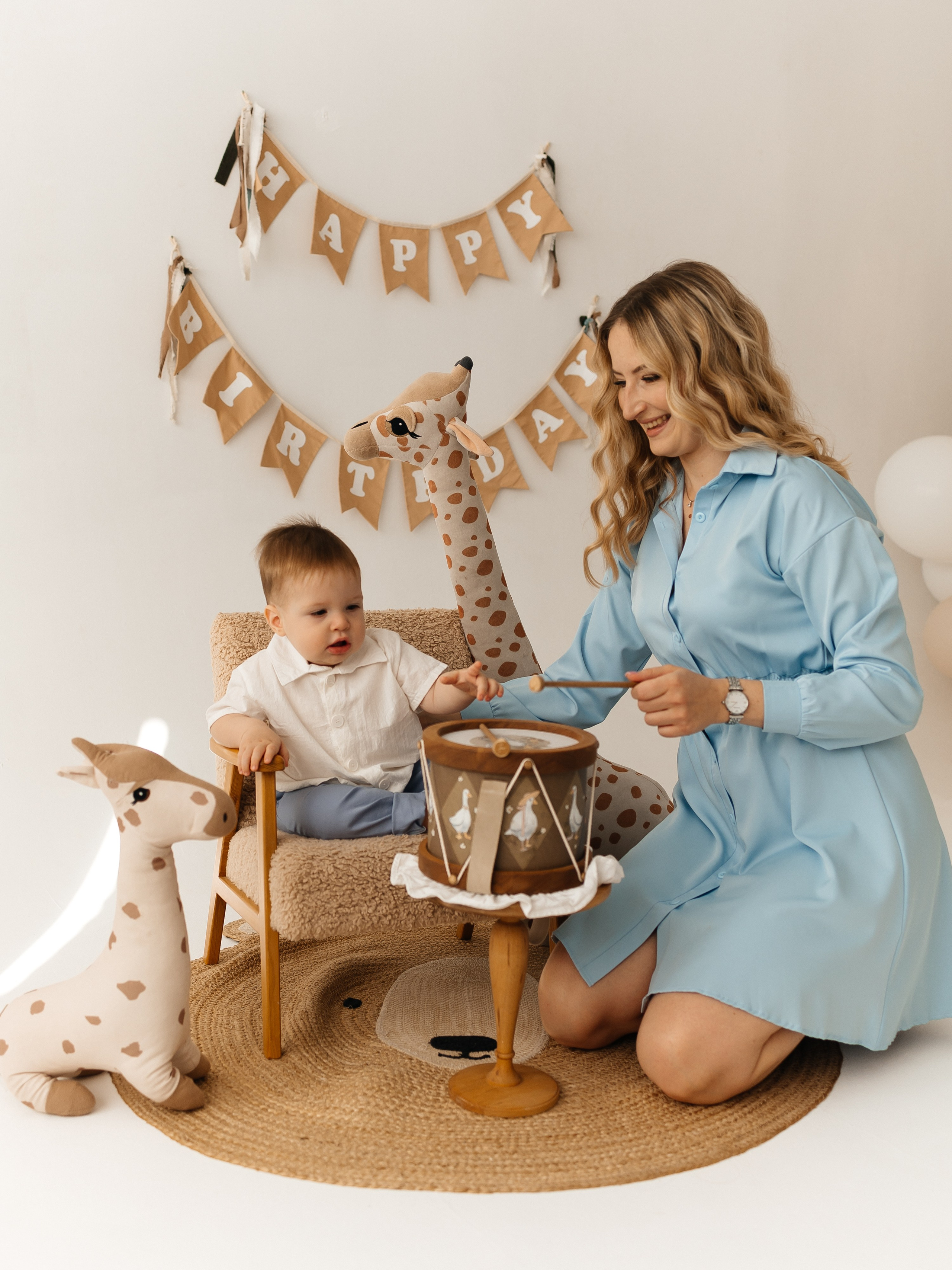 К годику Демьяна — фотостудия «My kitten». Семейный фотограф в Краснодаре Храмова Анна