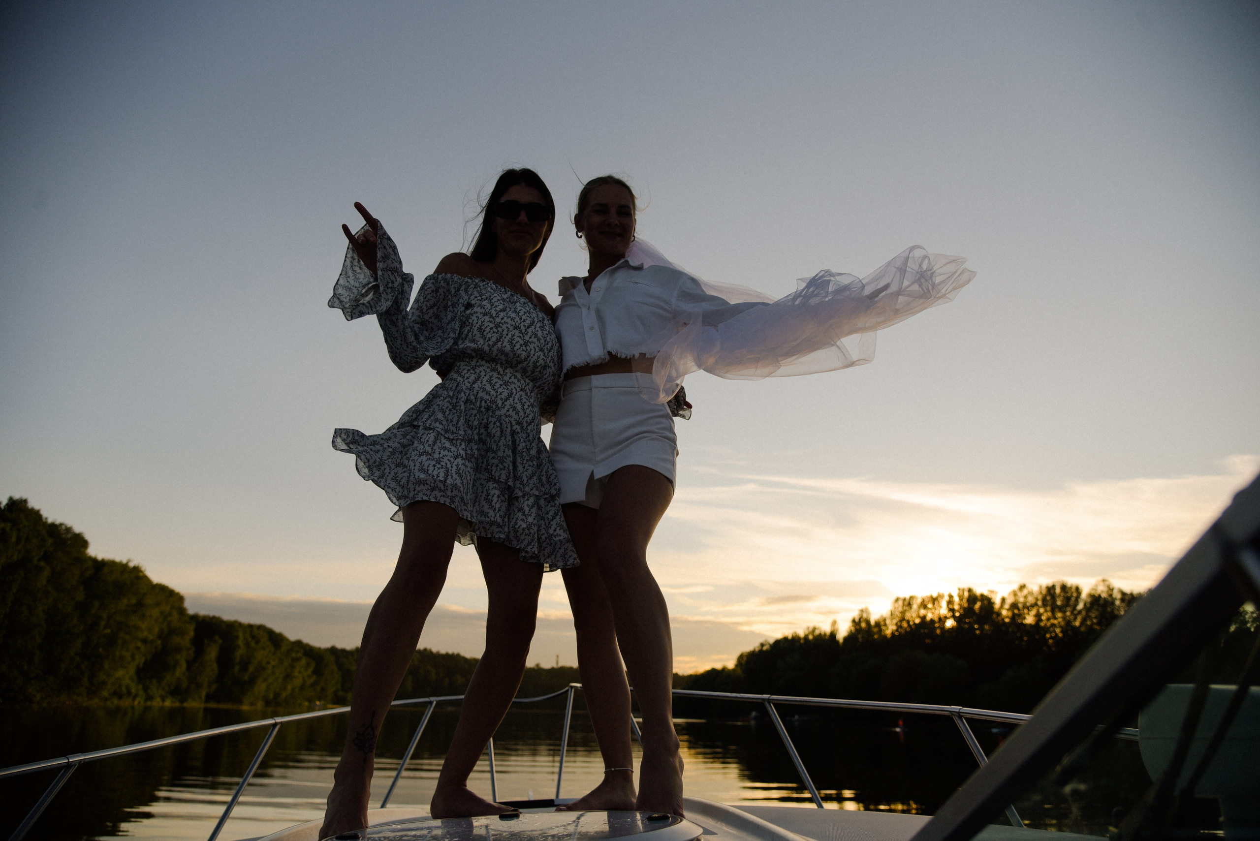 Девичник на яхте. Фотограф Лола Волна, город Москва