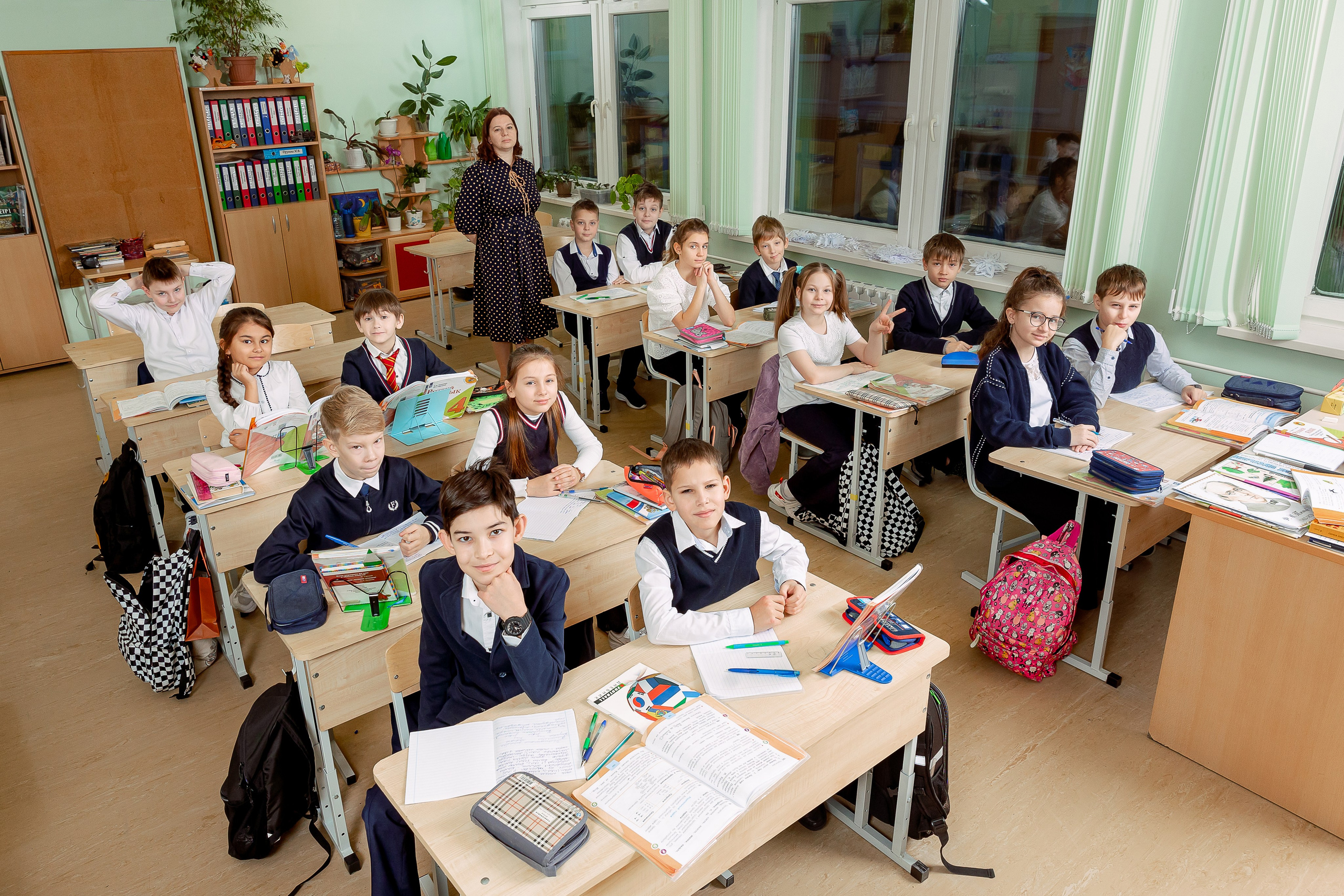 Репортаж на уроках. Семейный и детский фотограф Комина Елена, Власиха, Одинцово