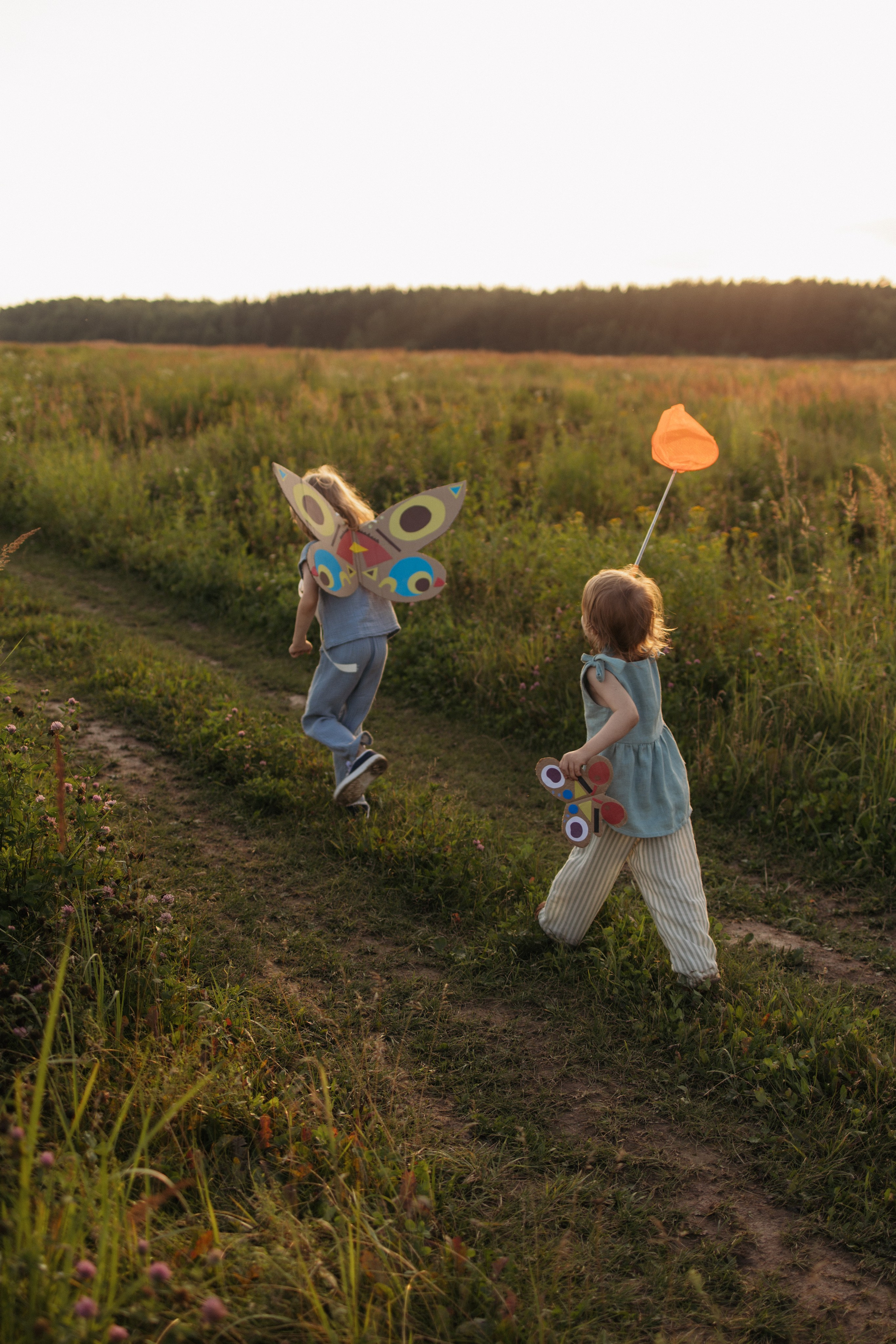 Семейная фотосессия в поле. Семейный фотограф в Москве Марина Петра