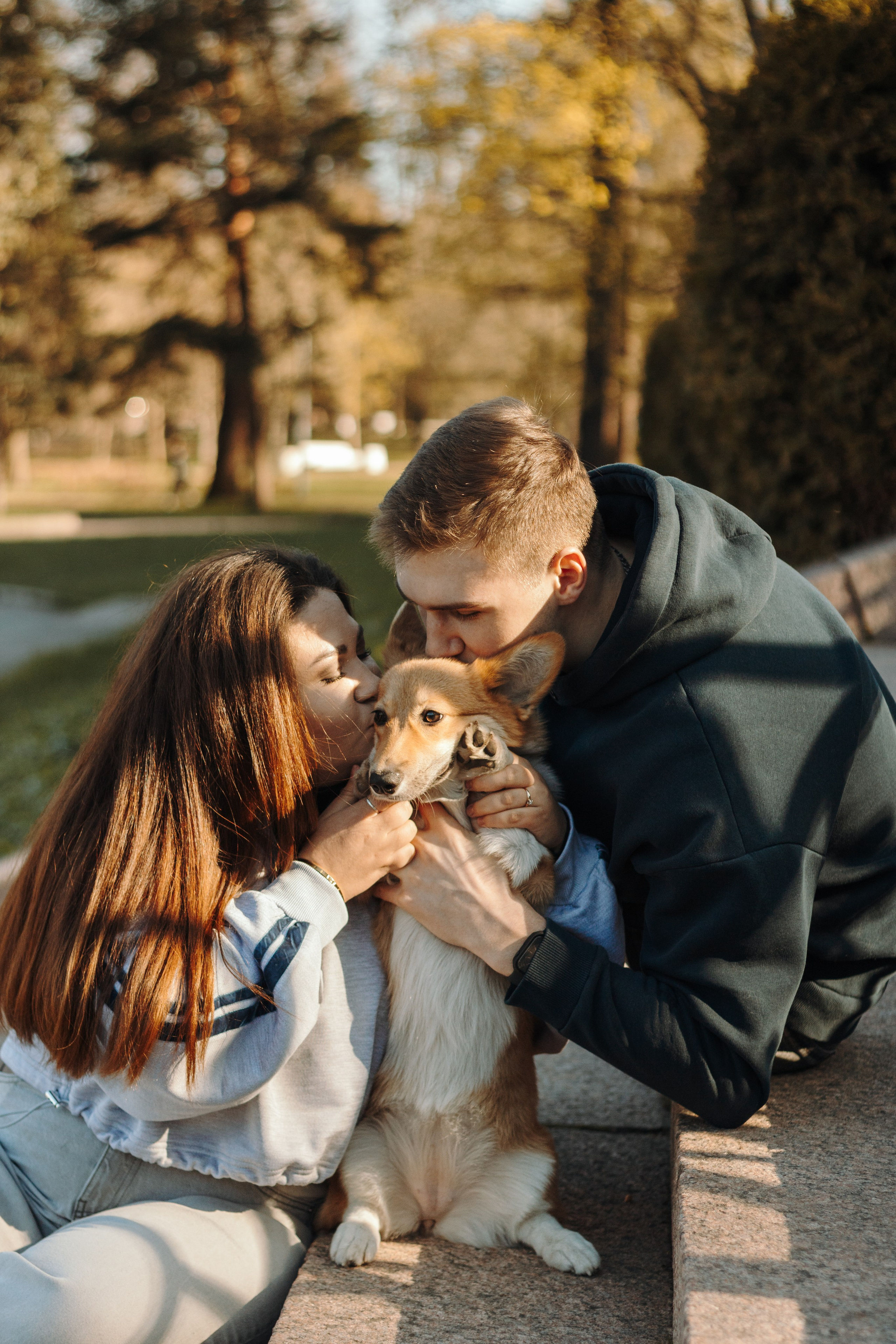 Катя, Максим и Леся. Фотограф-анималист в Санкт-Петербурге