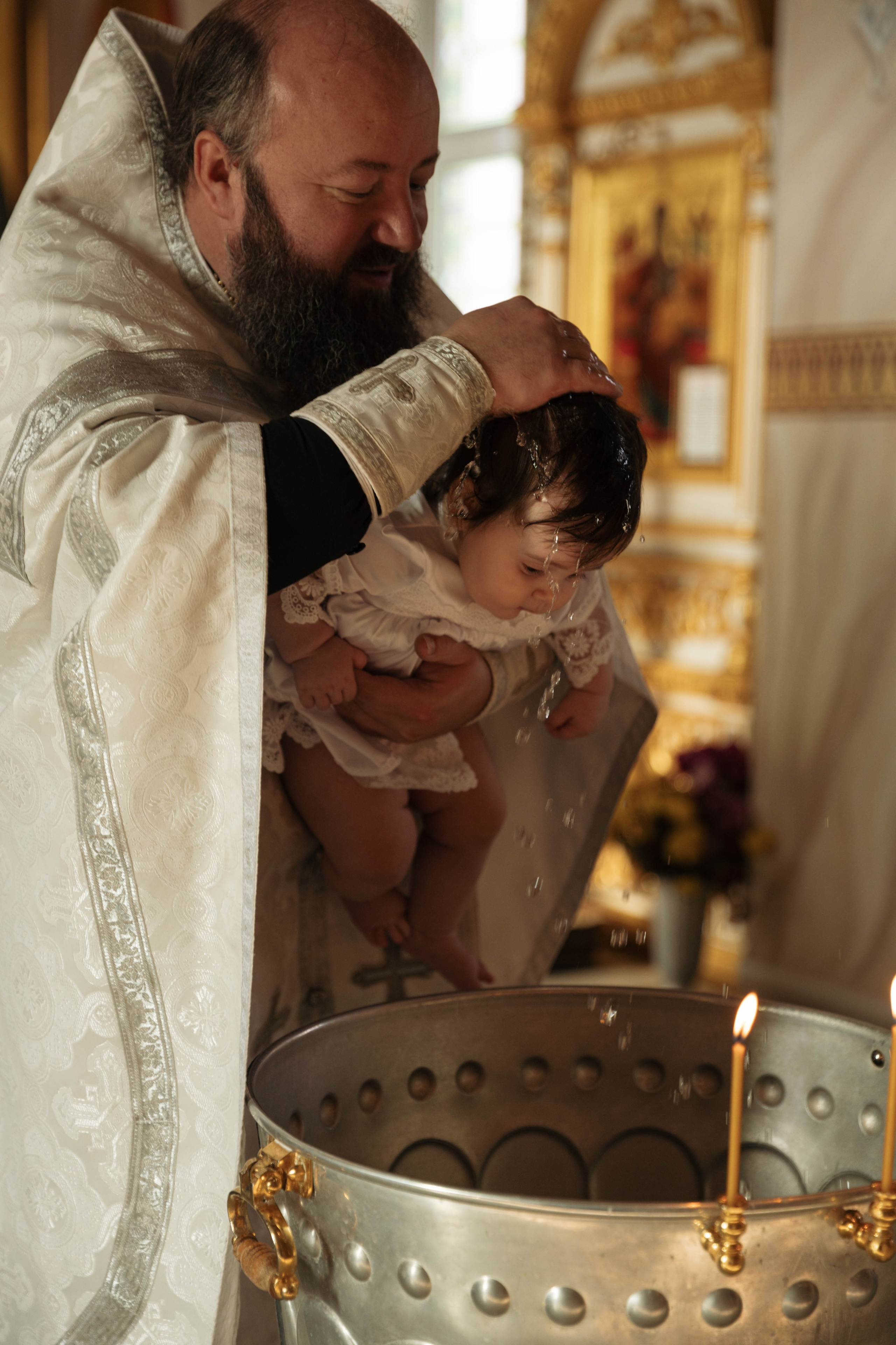 Таинство Крещения Есении. Фотограф Сальск Катерина