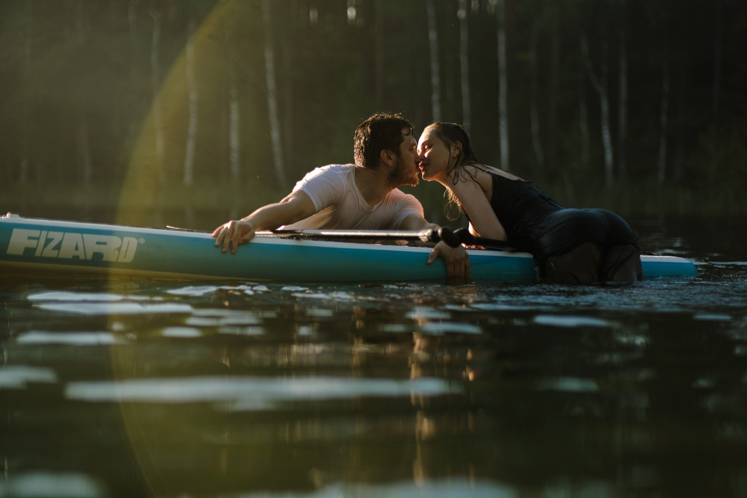 Петя и Лина, на сапах. Интерьерный фотограф и видеограф в Санкт-Петербурге Вадим Балбашевский