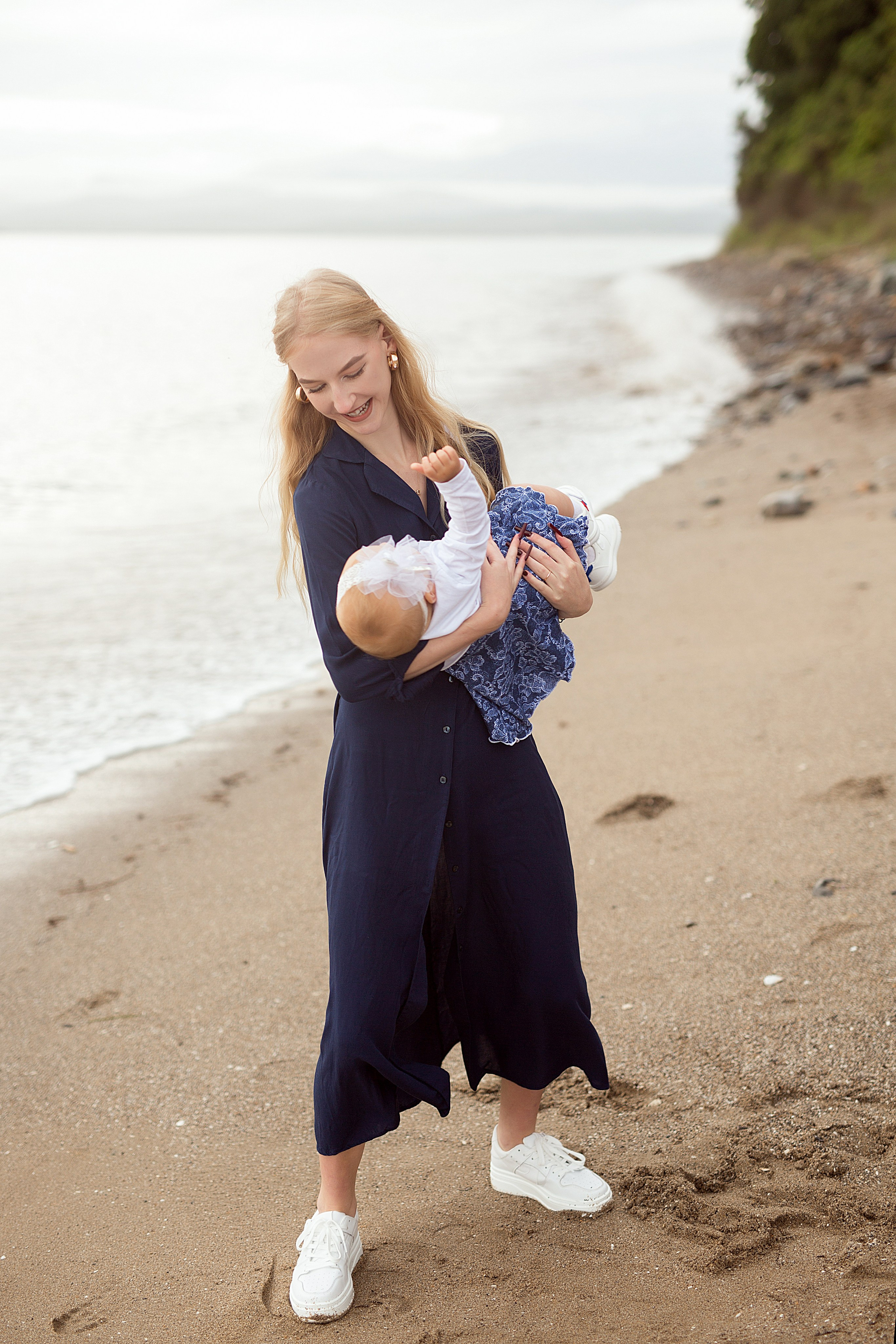 Семейная прогулка у моря. Людмила Далидович топовый семейный фотограф Находка/Владивосток