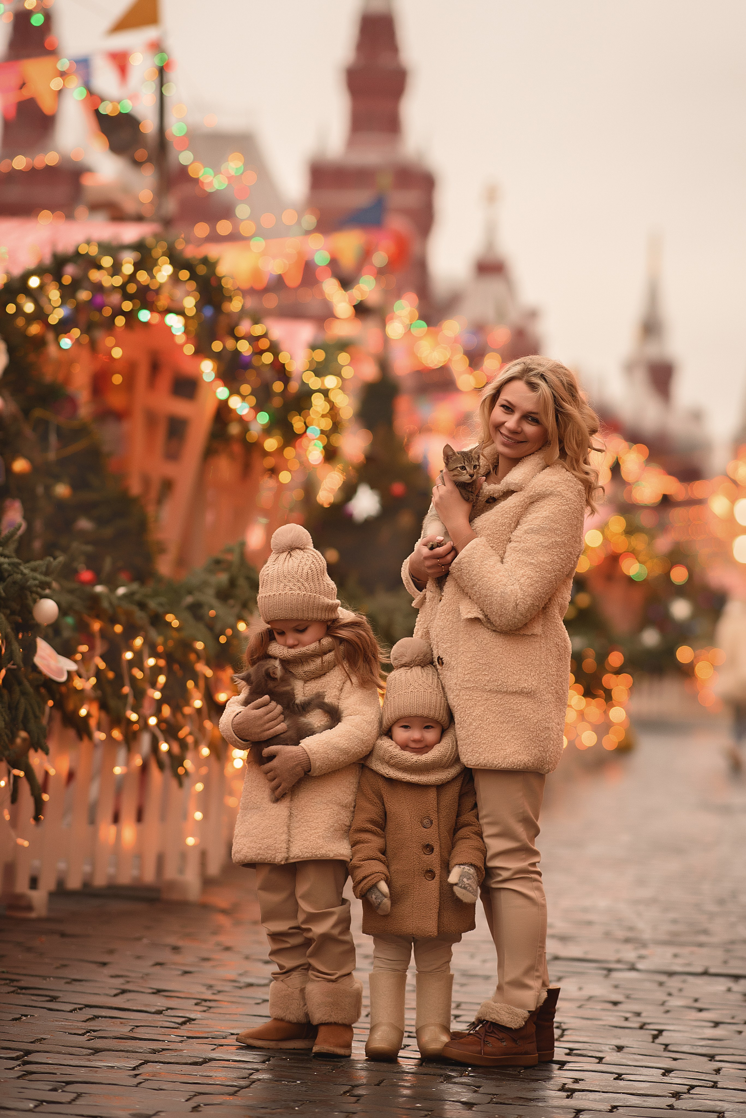 Фотосессия на улице зимой. Женский фотограф в Москве Богдашкина Динара