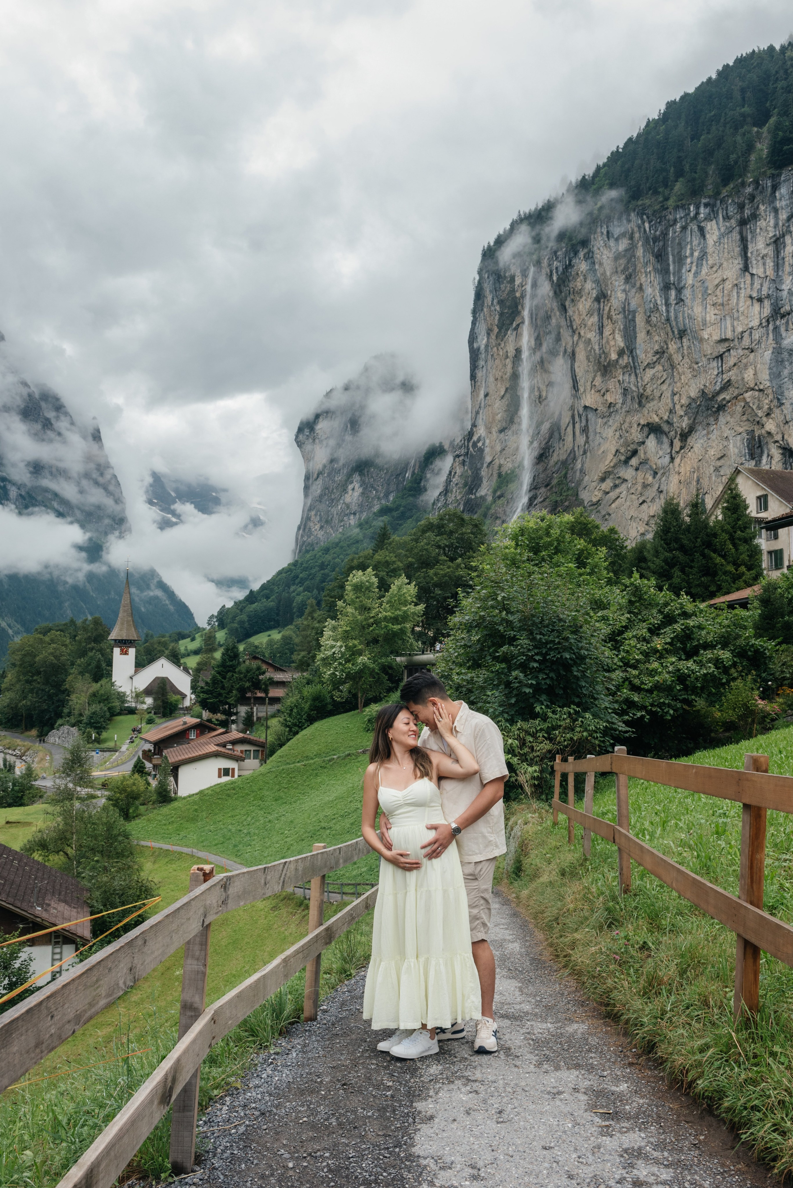 Peggy and Michael (pregnancy). Photographer in Switzerland and Europe Anna Alekseenko