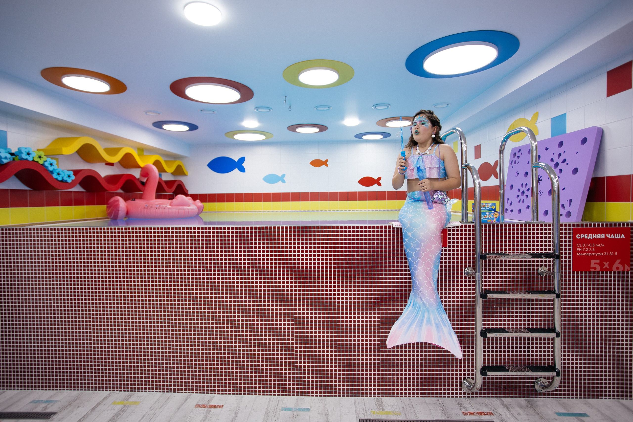 Открытие бассейна. Фотограф в Иркутске