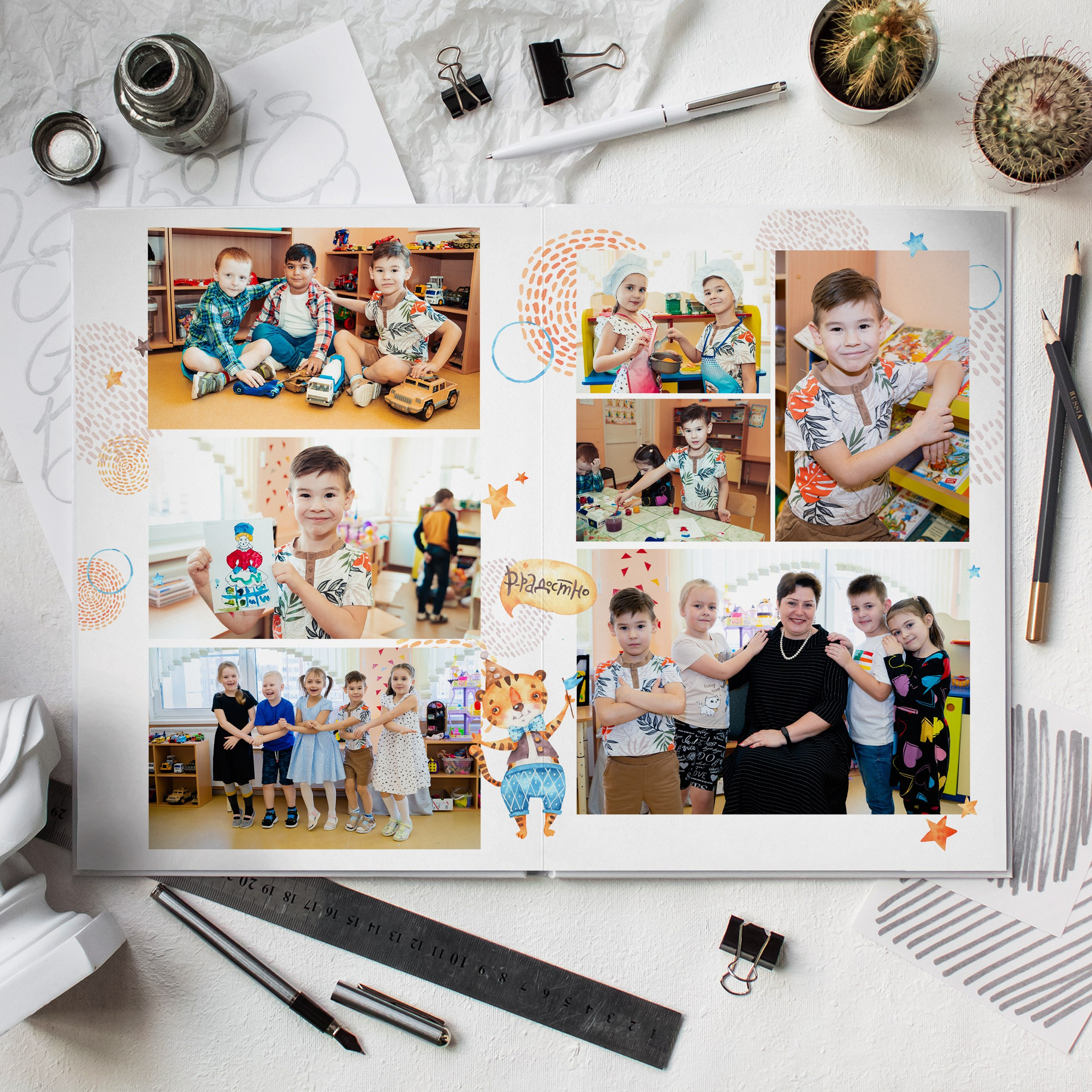 Выпускные альбомы. Детский сад. Фотограф Ольга Шупель