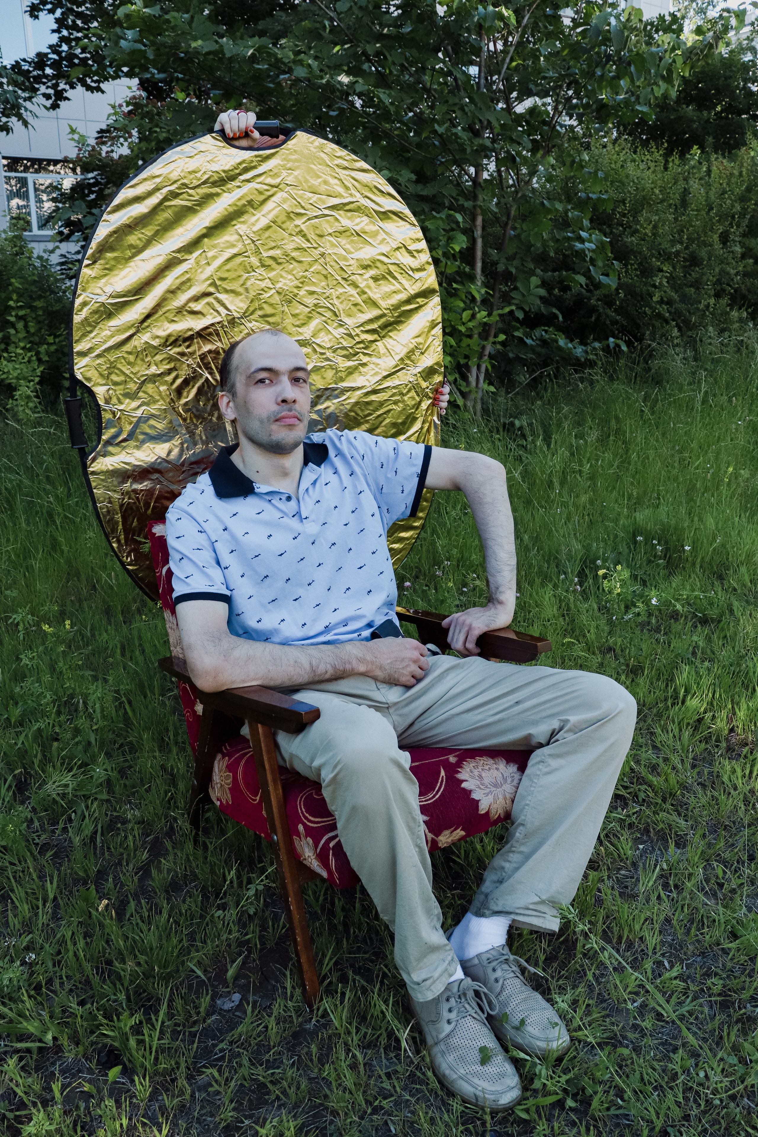 Модная съёмка во дворе. Ивентный фотограф в Санкт-Петербурге Олег Комков