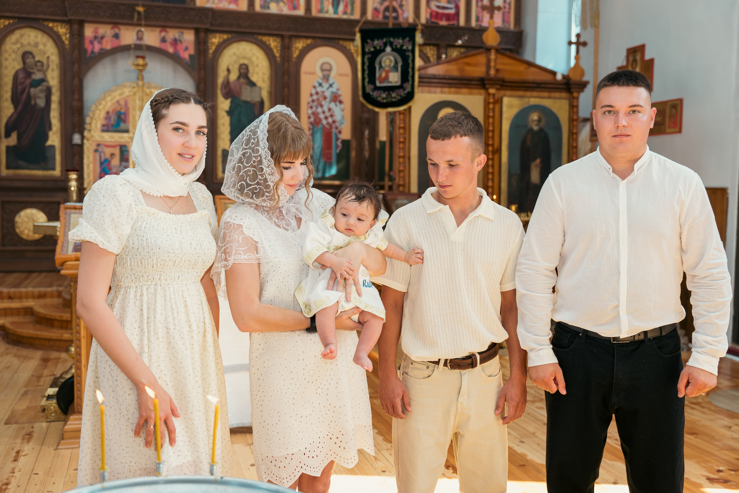 Крещение малыша Владимира: начало духовного пути. Фотограф |Ленинск, Волжский, Волгоград| Наталья Савилова