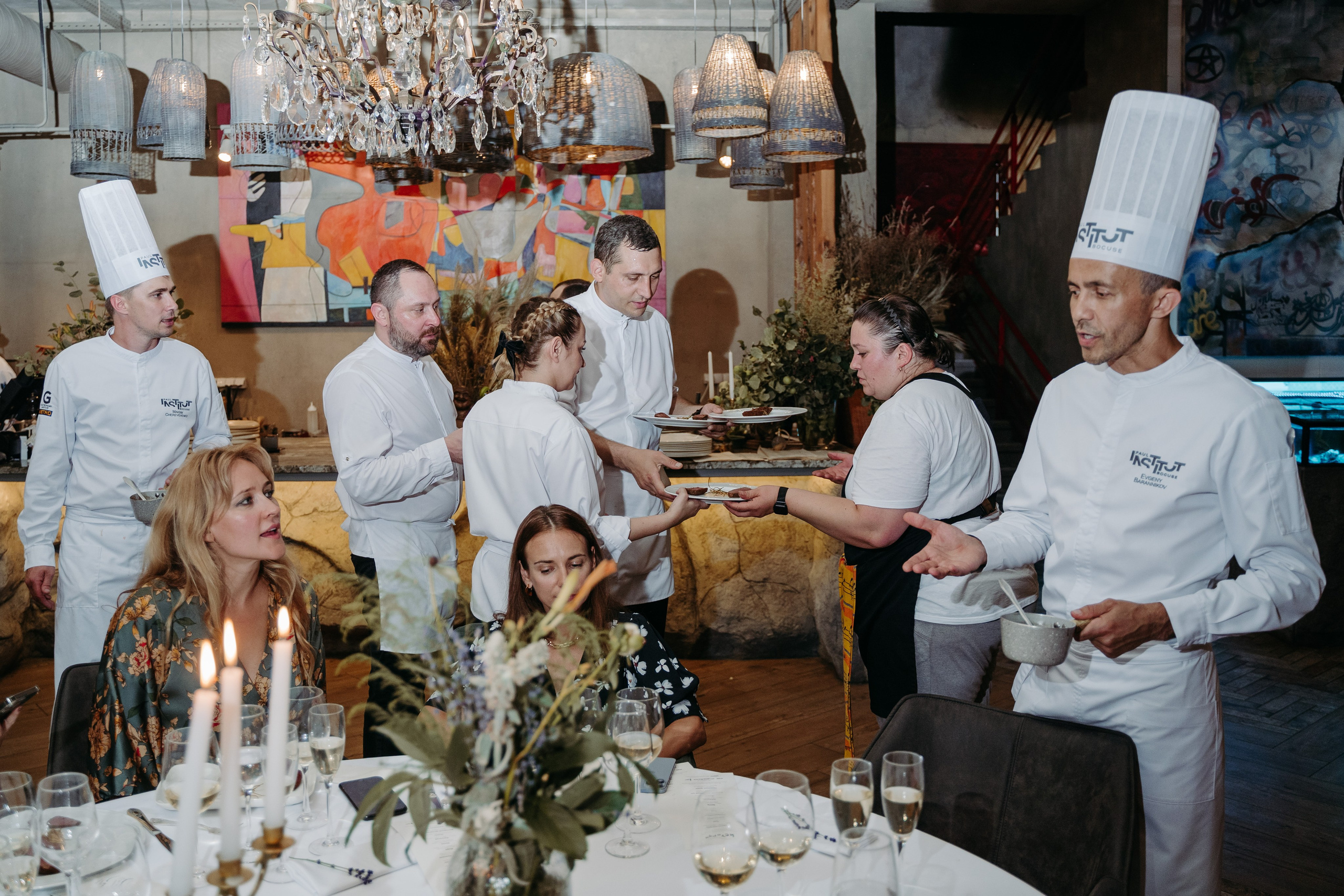 Открытый ужин с Mishlen Шеф Поварами. Репортажный и свадебный фотограф в Москве Рая Небогатова
