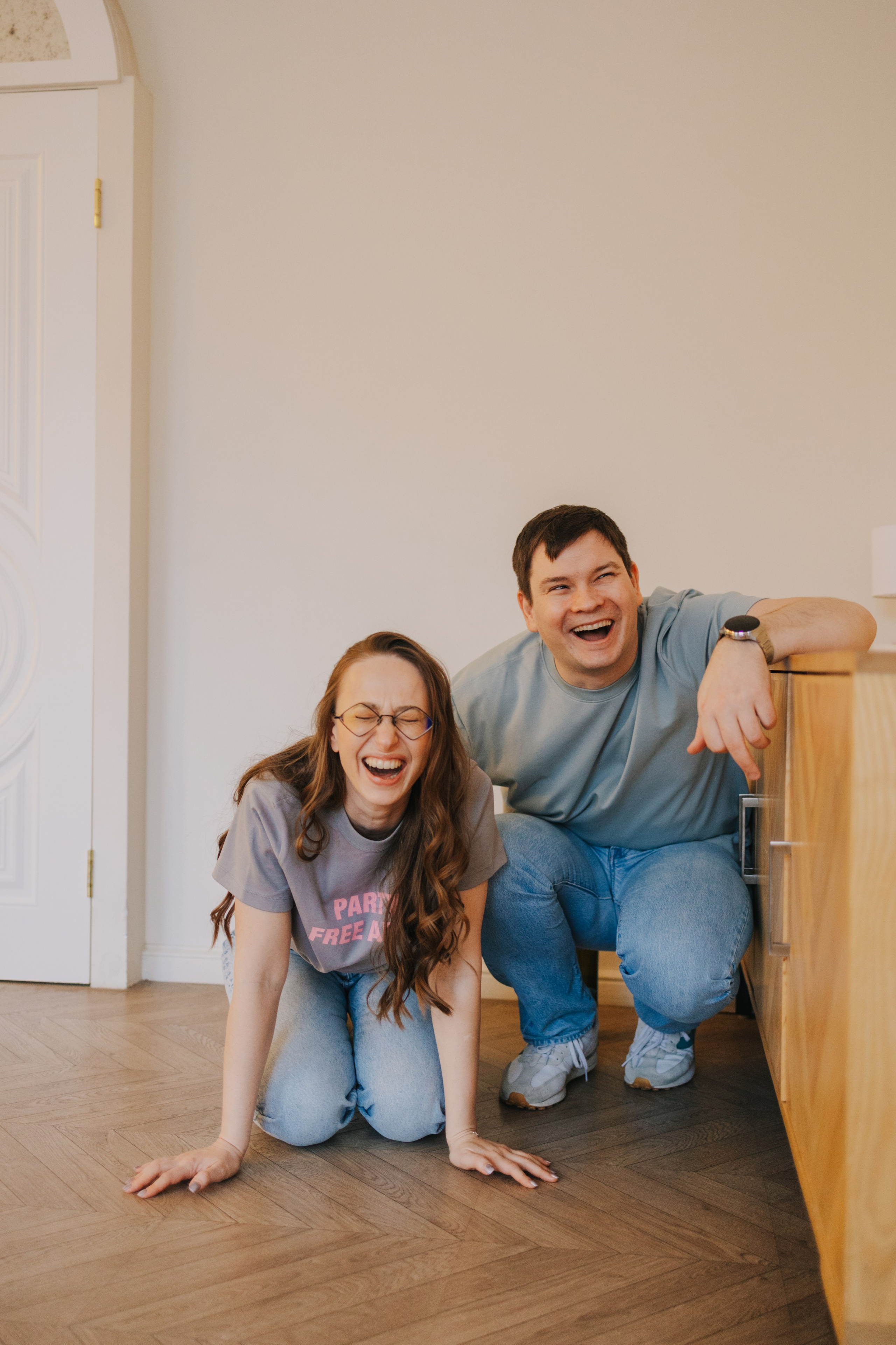 Большая семья. Домашняя фотосессия