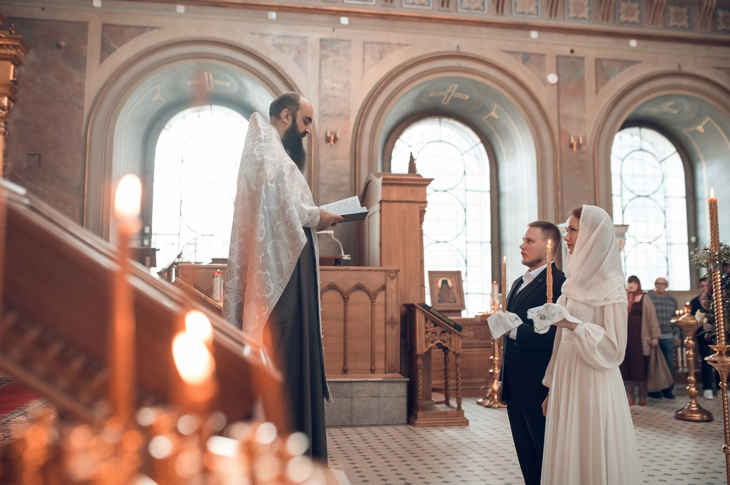 Таинство Венчания Христорождественский кафедральный собор. Семейный фотограф Олеся Батурина Рязань