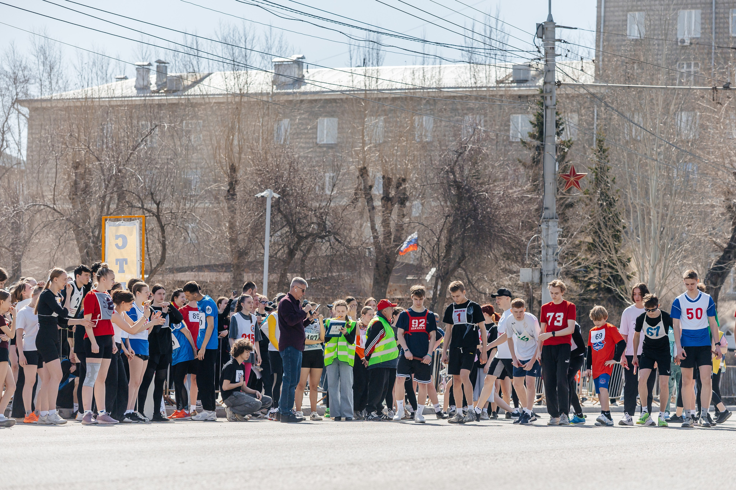 Легкоатлетическая эстафета памяти сибиряков-гвардейцев. Фотограф в Новосибирске Сергей Белов