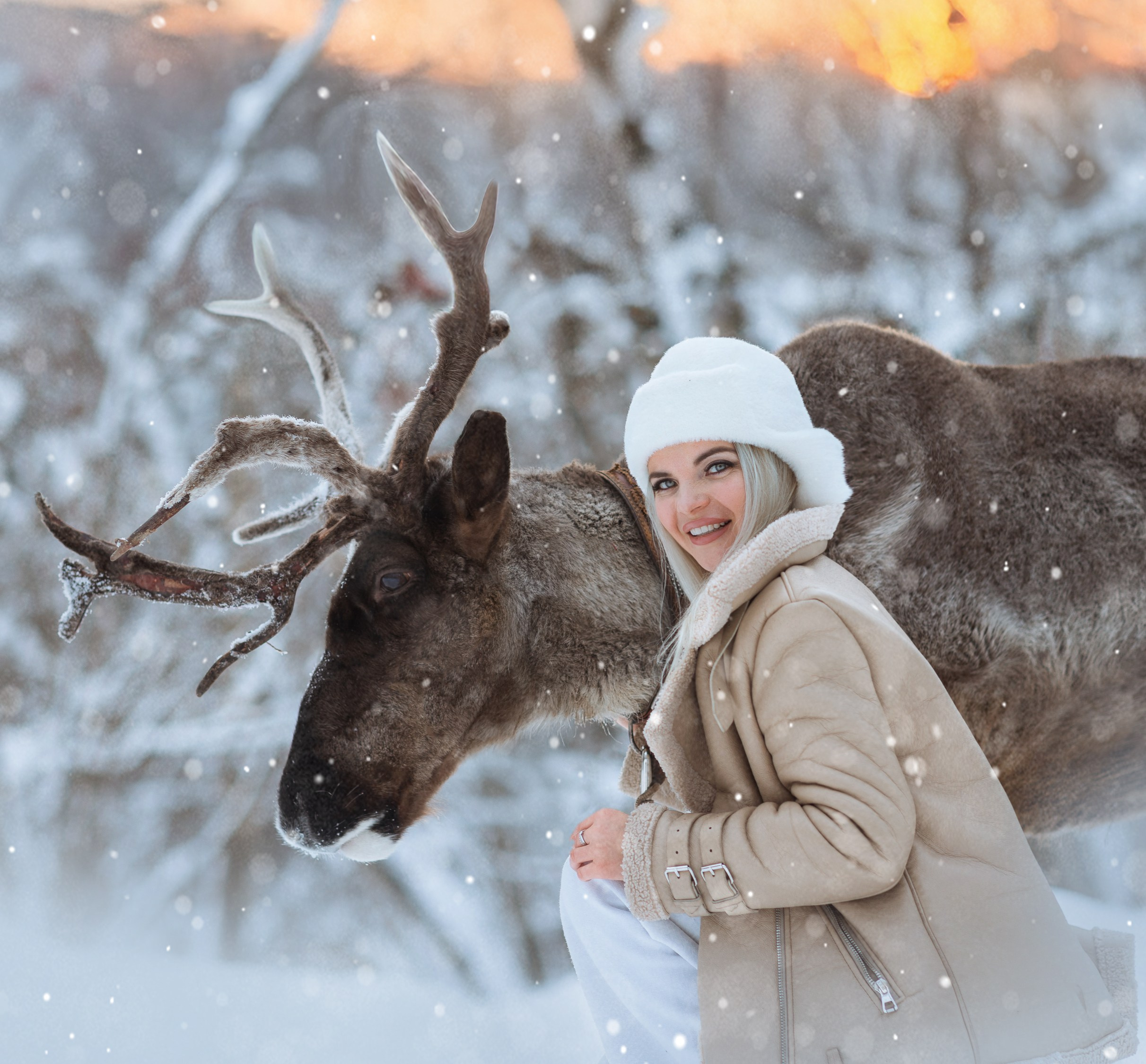Фотосессии с оленями. Фотограф Лия Милк | Москва, Подмосковье