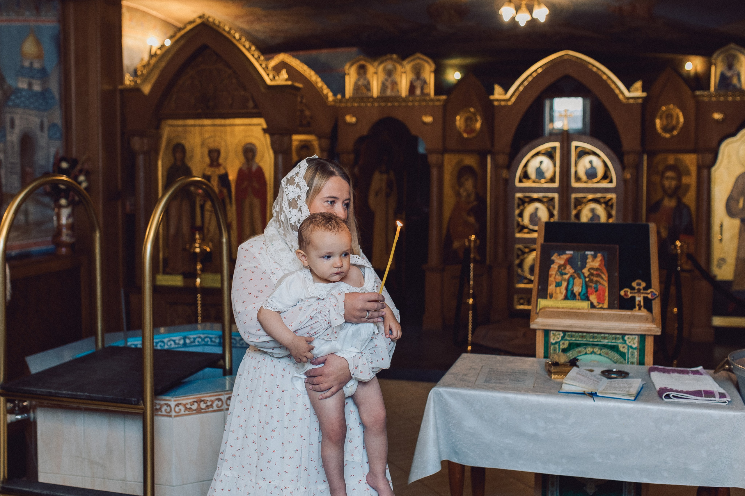 Крещение в Троицком соборе