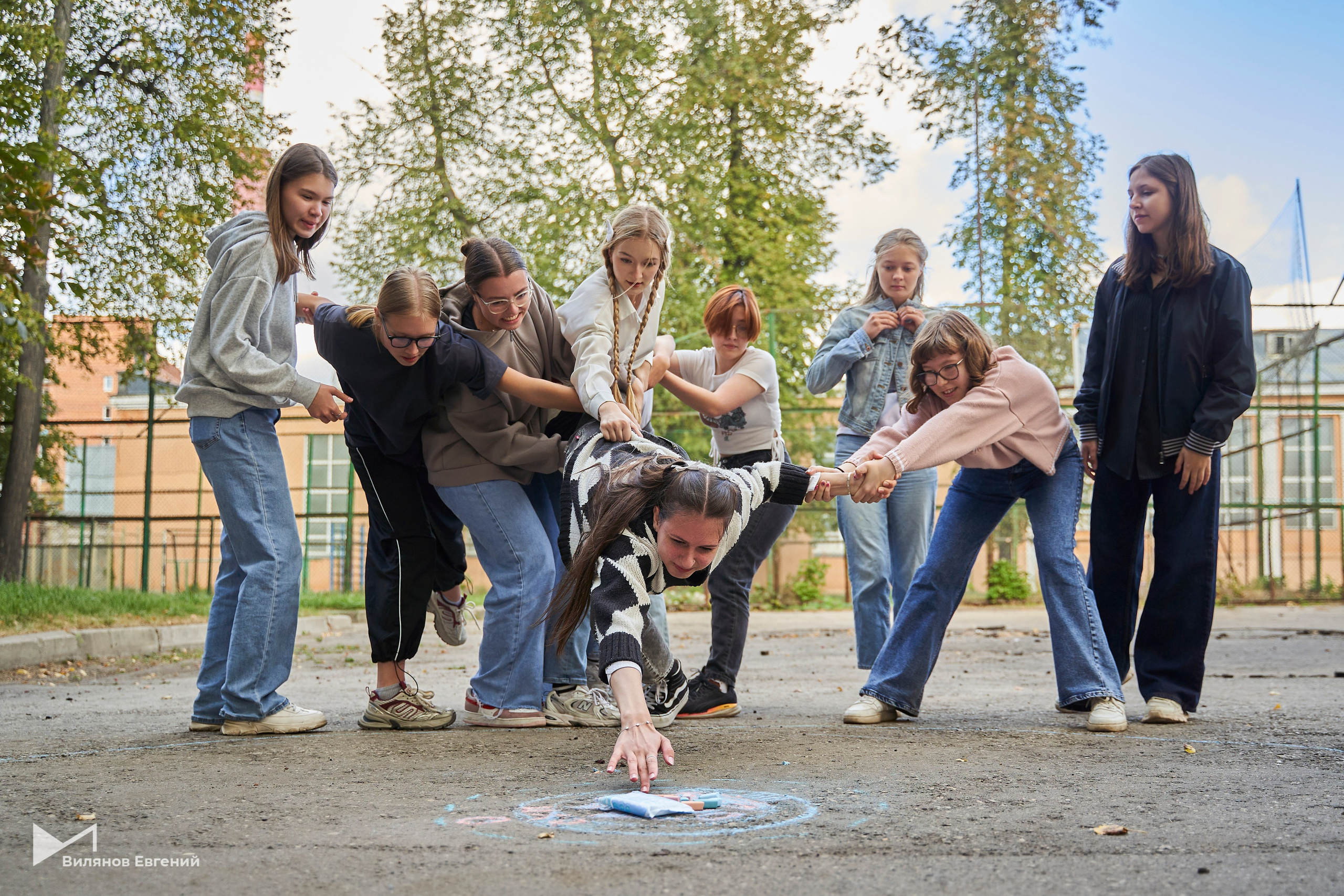 Мероприятие «Веревка» для первокурсников ННГАСУ. Репортажный фотограф Вилянов Евгений. Нижний Новгород