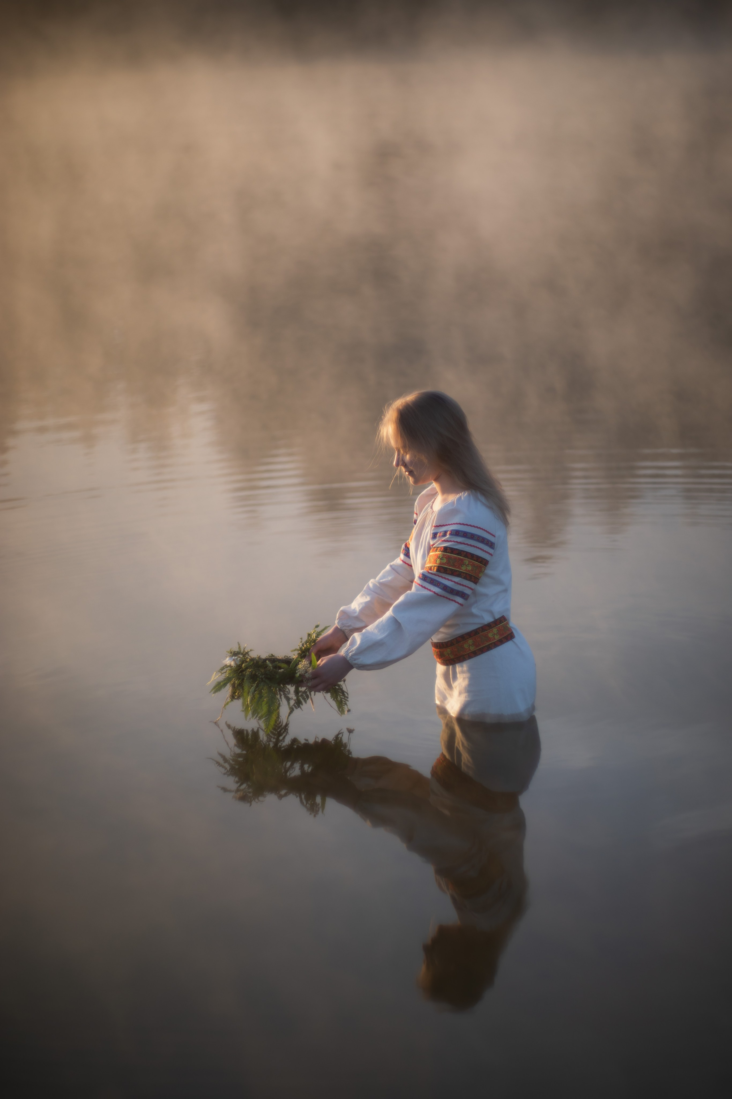 Купальская история на рассвете. Юлия Башкатова, сказочный фотограф, Москва