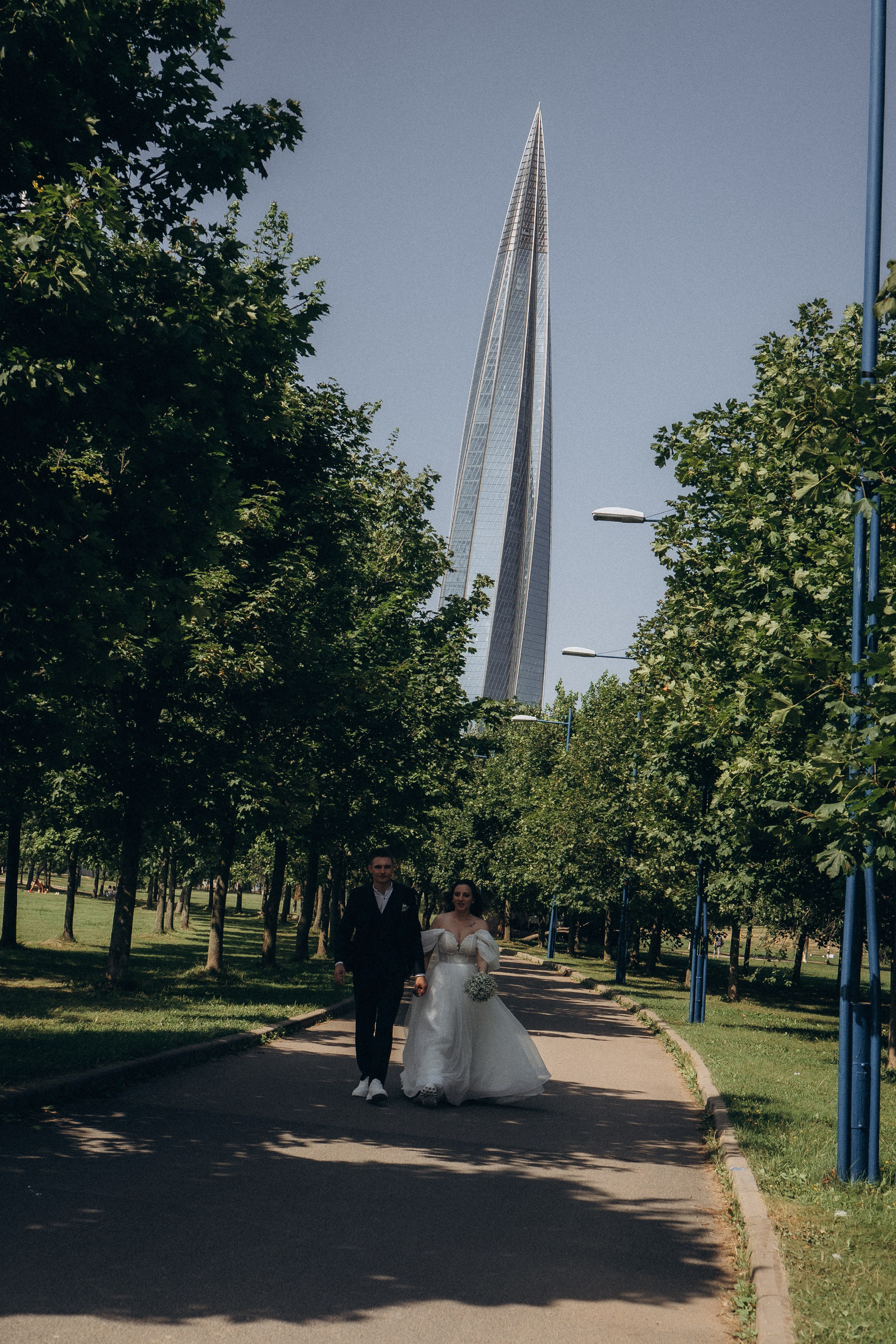 СВАДЕБНАЯ СЬЕМК В ПАРКЕ 300-ЛЕТИЯ. Профессиональный фотограф, Санкт-Петербург — Виктория Богомолова