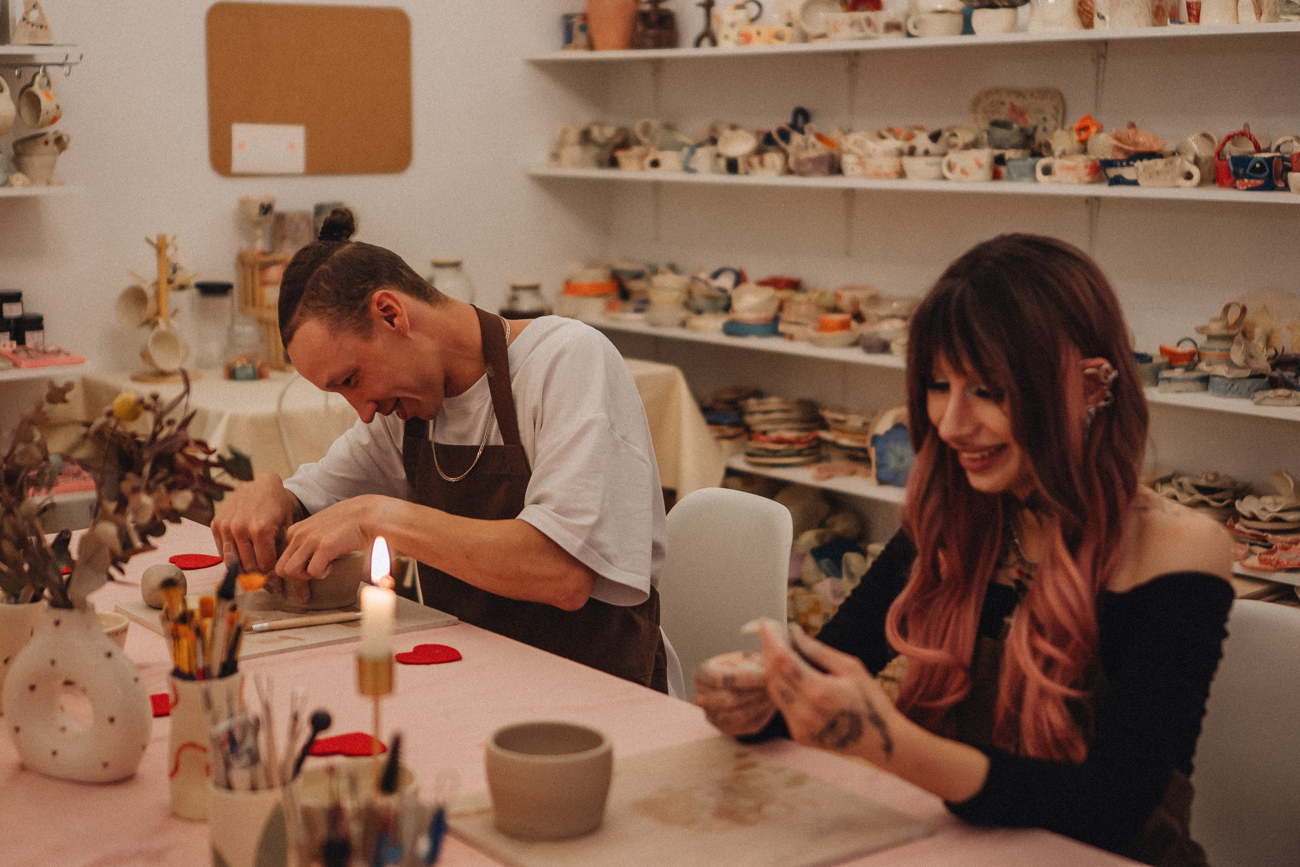 СВИДАНИЕ В ГОНЧАРНОЙ МАСТЕРСКОЙ. Профессиональный фотограф, Санкт-Петербург — Виктория Богомолова