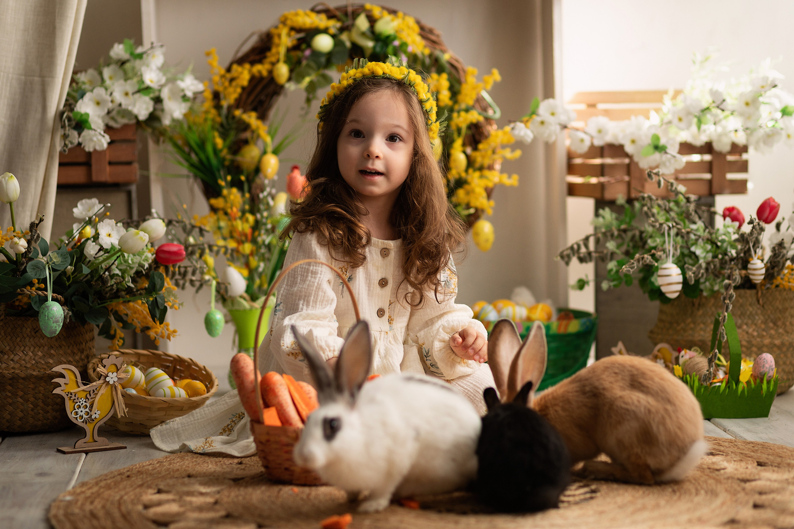 Фотопроект Пасхальный с кроликами. ФОТОГРАФ НА ГОДИК, БЕРЕМЕННОСТИ, НОВОРОЖДЕННЫХ, КРЕЩЕНИЯ МОСКВА